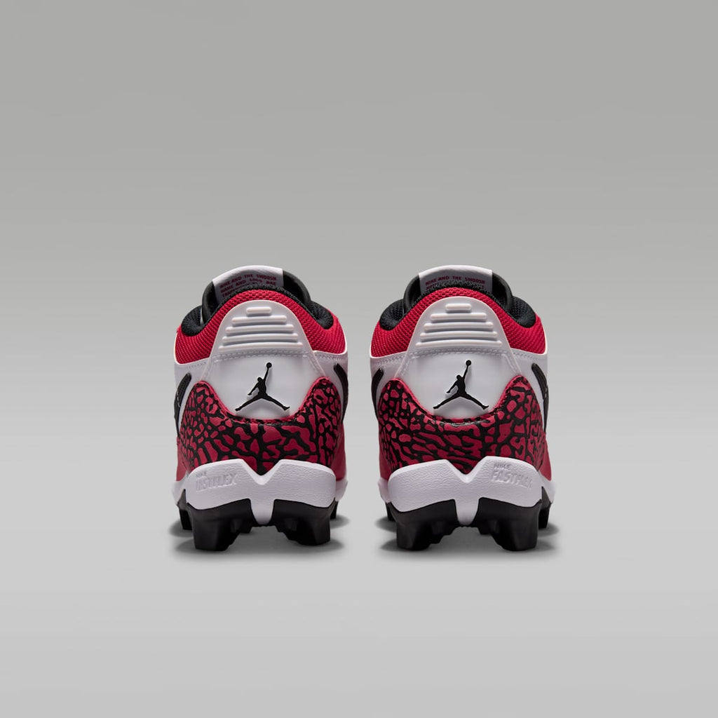 Jordan Legacy 312 Low Little/Big Kids' Cleats - White/Varsity Red/Black