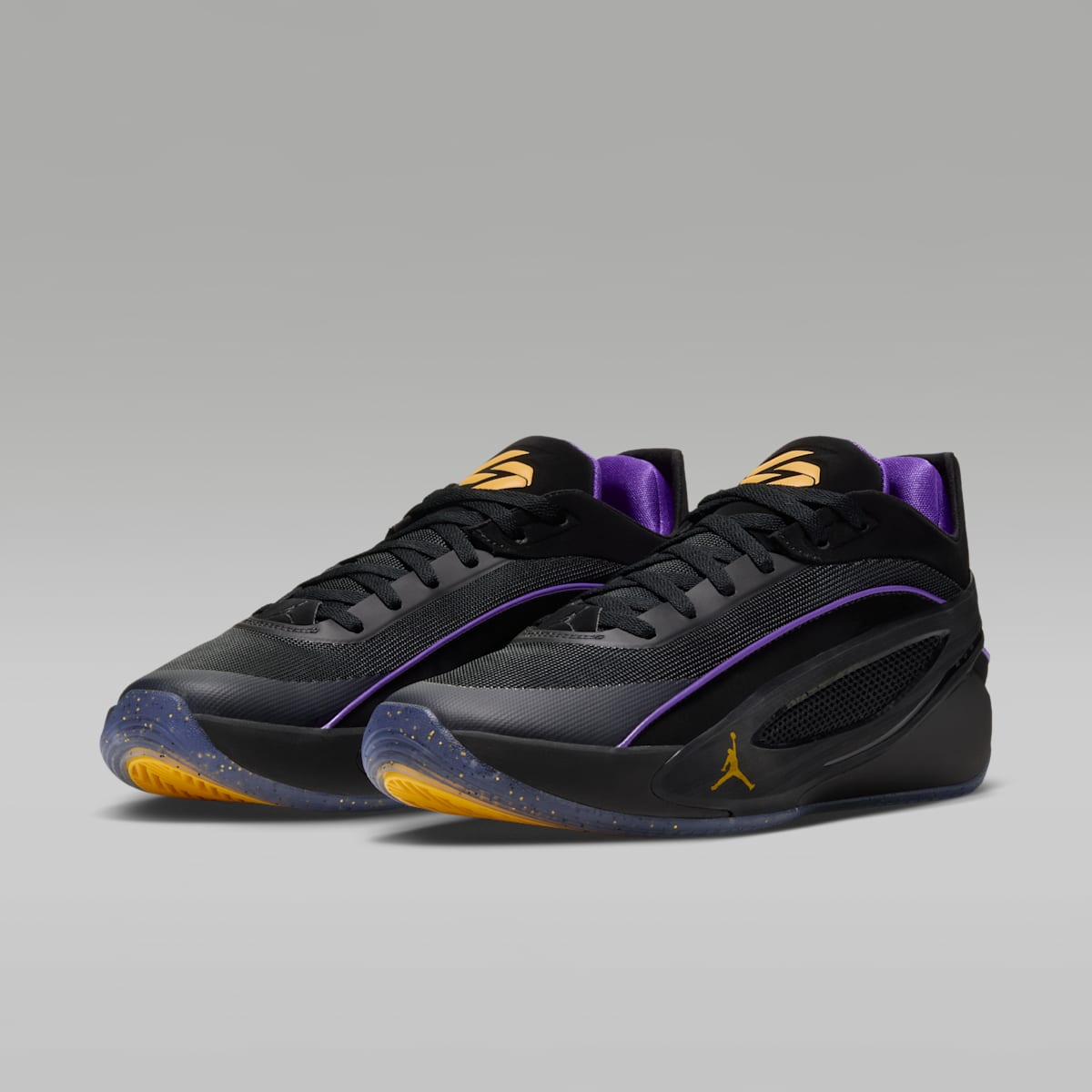 Luka 5 Basketball Shoes - Black/Purple Venom/Varsity Maize - Image 5