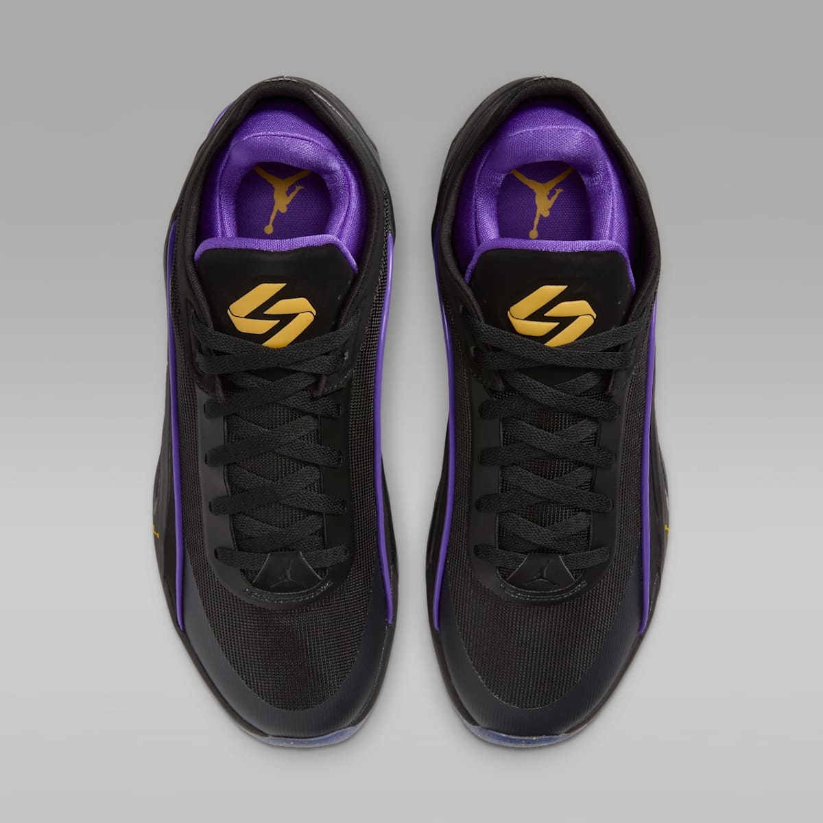 Luka 5 Basketball Shoes - Black/Purple Venom/Varsity Maize - Image 4