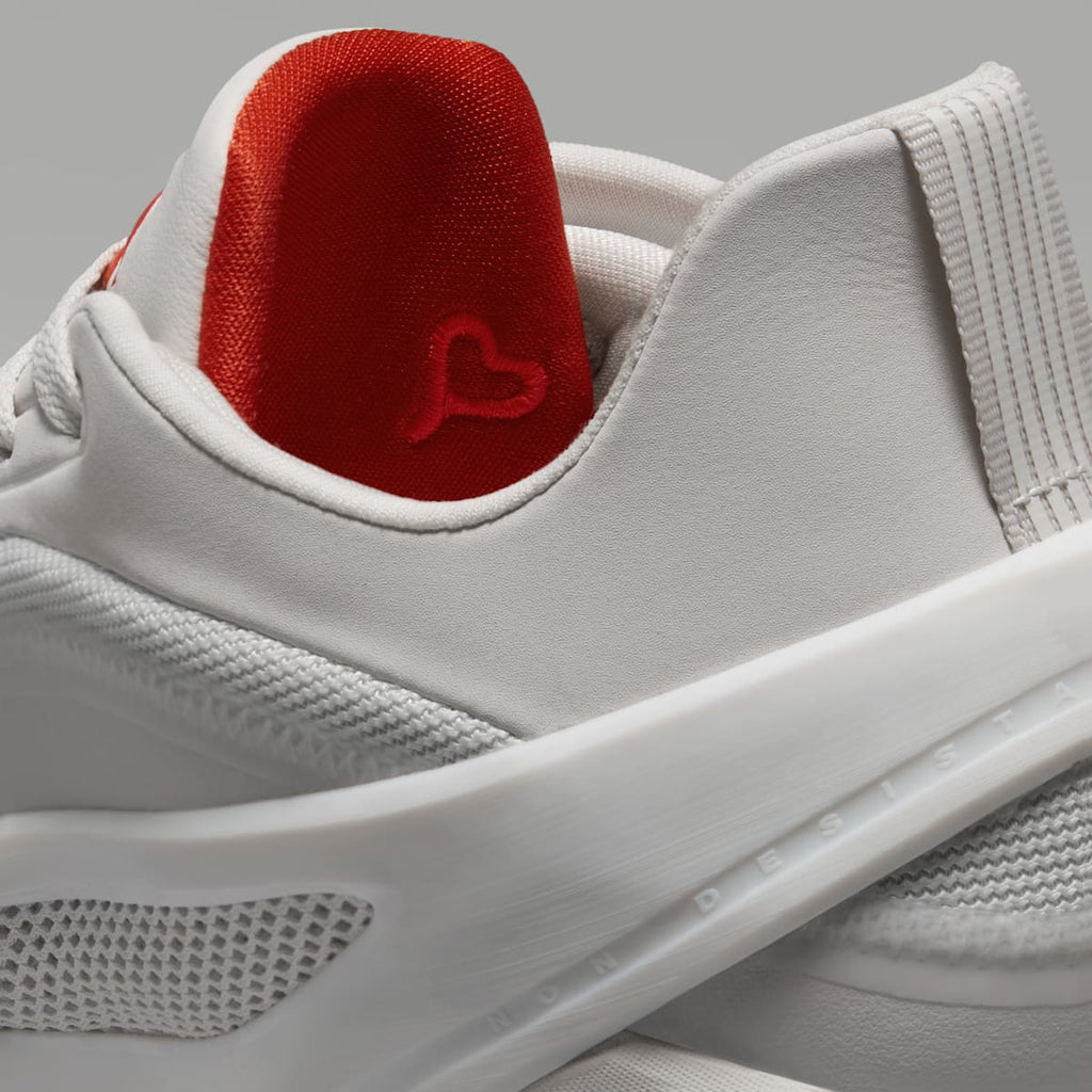 Luka 5 "Ghost" Basketball Shoes - Swan/Phantom/White/Picante Red - Image 9