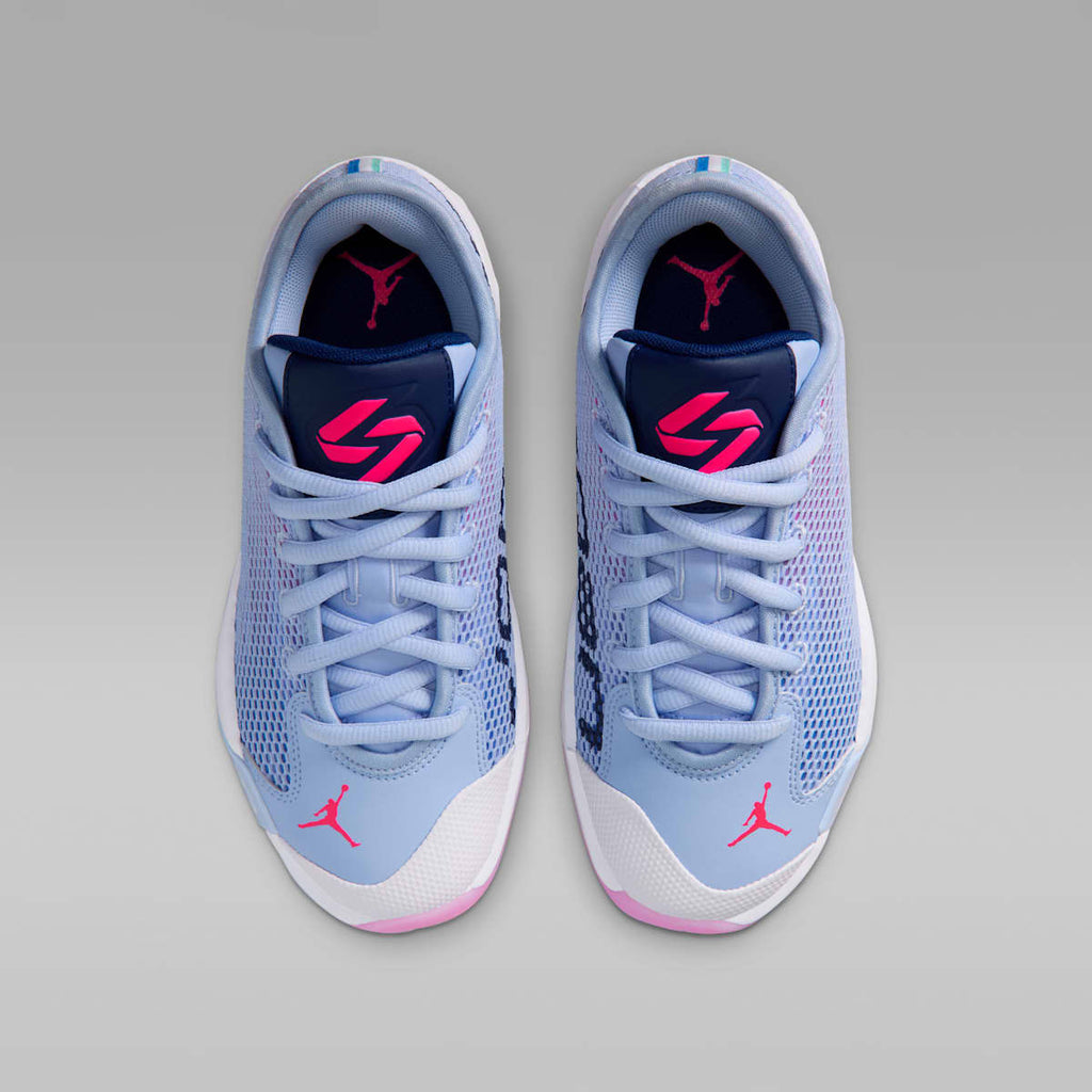 Luka 77 Big Kids' Basketball Shoes - Light Marine/Blue Void/White/Hyper Pink - Image 4