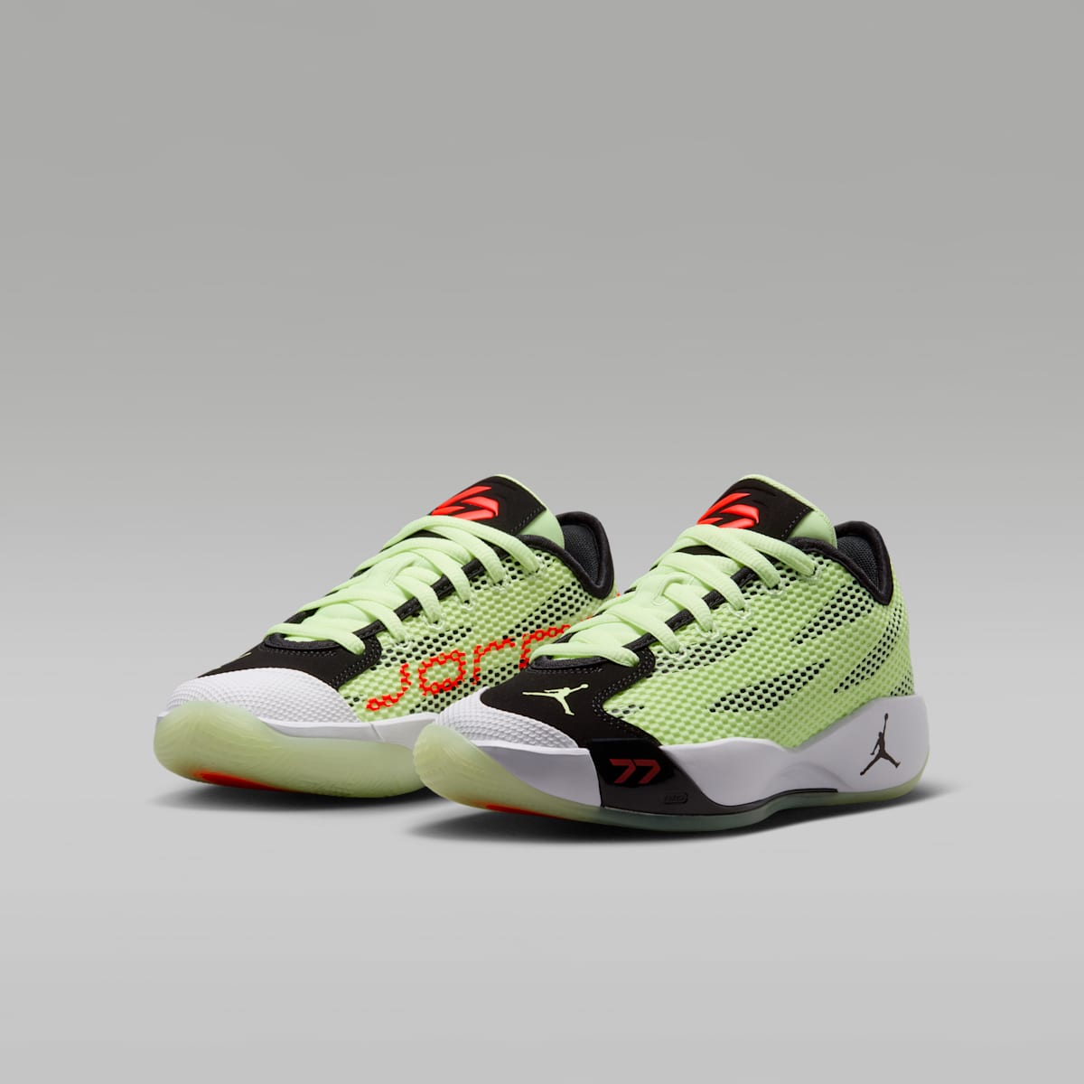 Luka 77 Big Kids' Basketball Shoes - Barely Volt/Black/White/Infrared 23