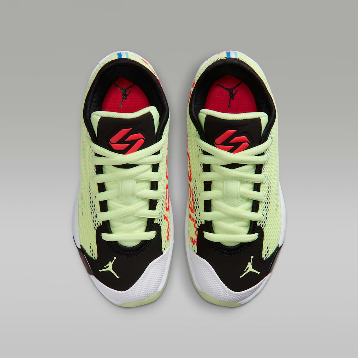 Luka 77 Big Kids' Basketball Shoes - Barely Volt/Black/White/Infrared 23 - Image 4