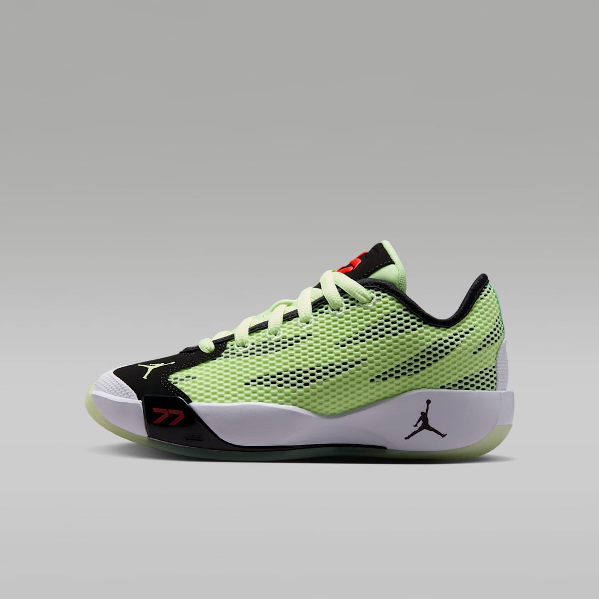 Luka 77 Big Kids' Basketball Shoes - Barely Volt/Black/White/Infrared 23 - Image 1