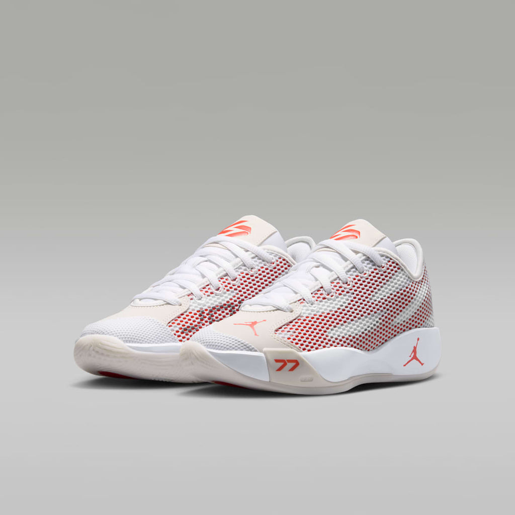 Jordan Luka 77 "Ghost" Big Kids' Shoes - White/Swan/Picante Red