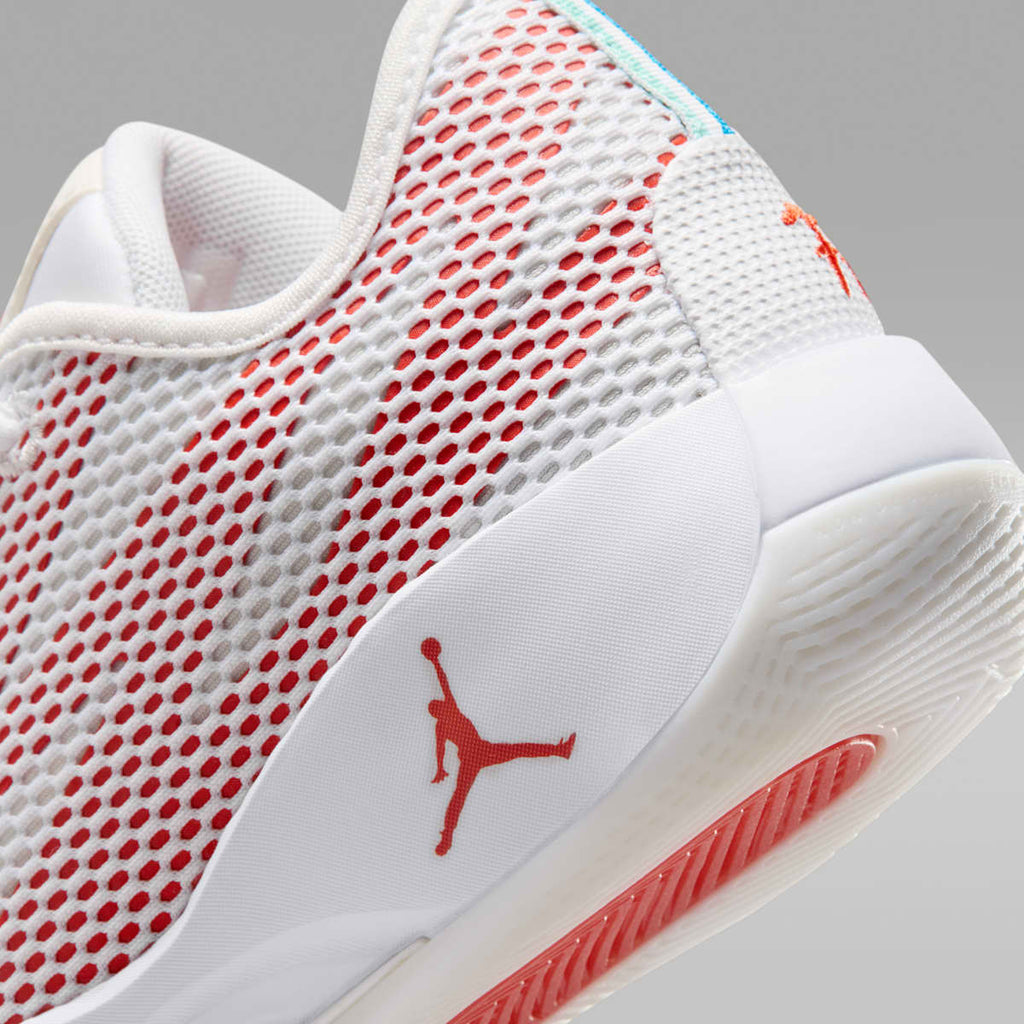 Jordan Luka 77 "Ghost" Big Kids' Shoes - White/Swan/Picante Red