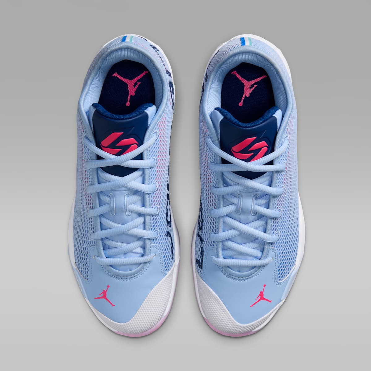 Luka 77 Basketball Shoes - Light Marine/Blue Void/White/Hyper Pink - Image 4