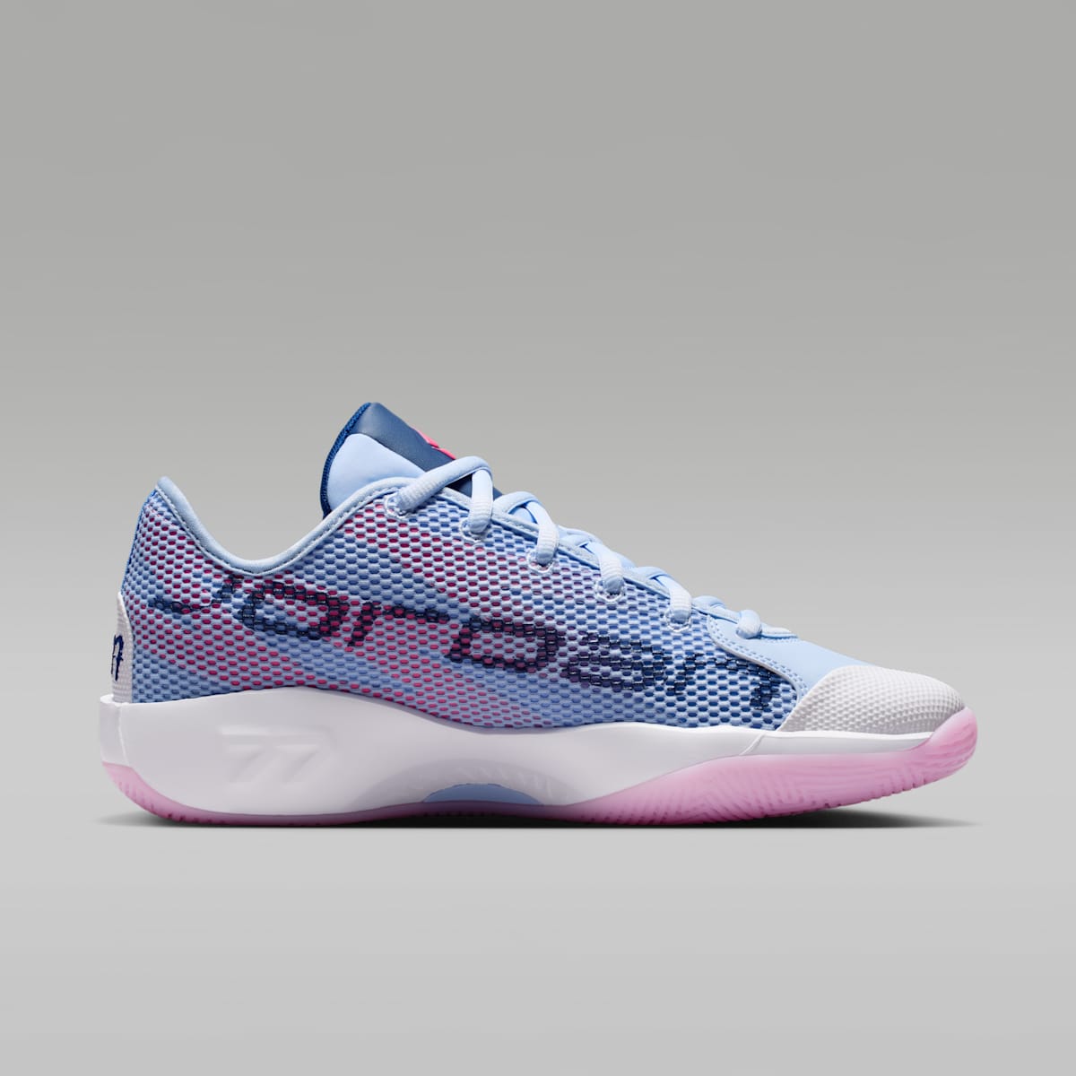 Luka 77 Basketball Shoes - Light Marine/Blue Void/White/Hyper Pink - Image 3