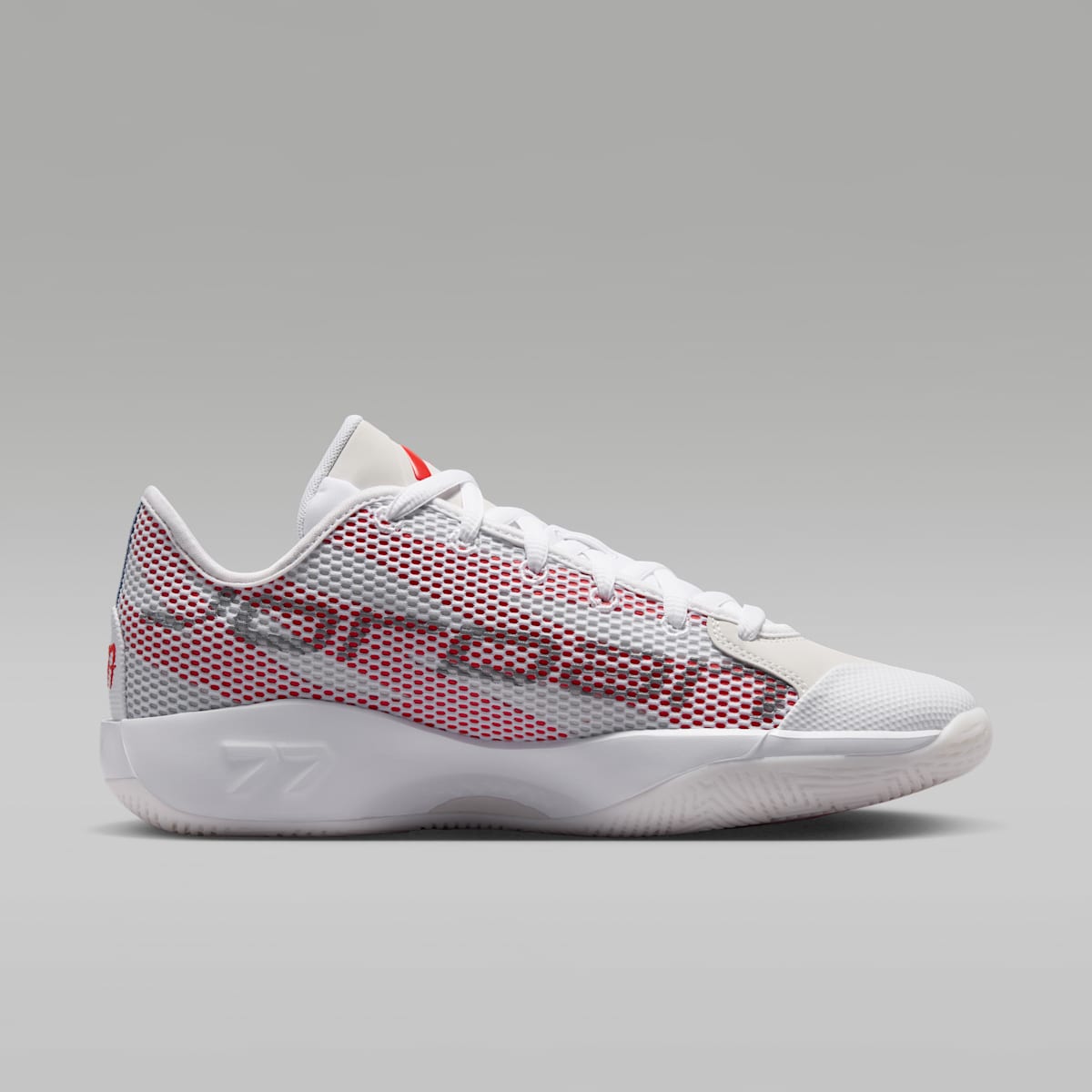 Luka 77 Basketball Shoes - White/Swan/Picante Red - Image 3