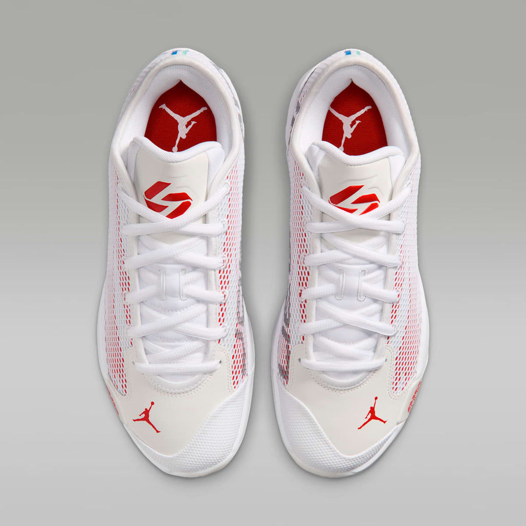 Luka 77 Basketball Shoes - White/Swan/Picante Red - Image 4