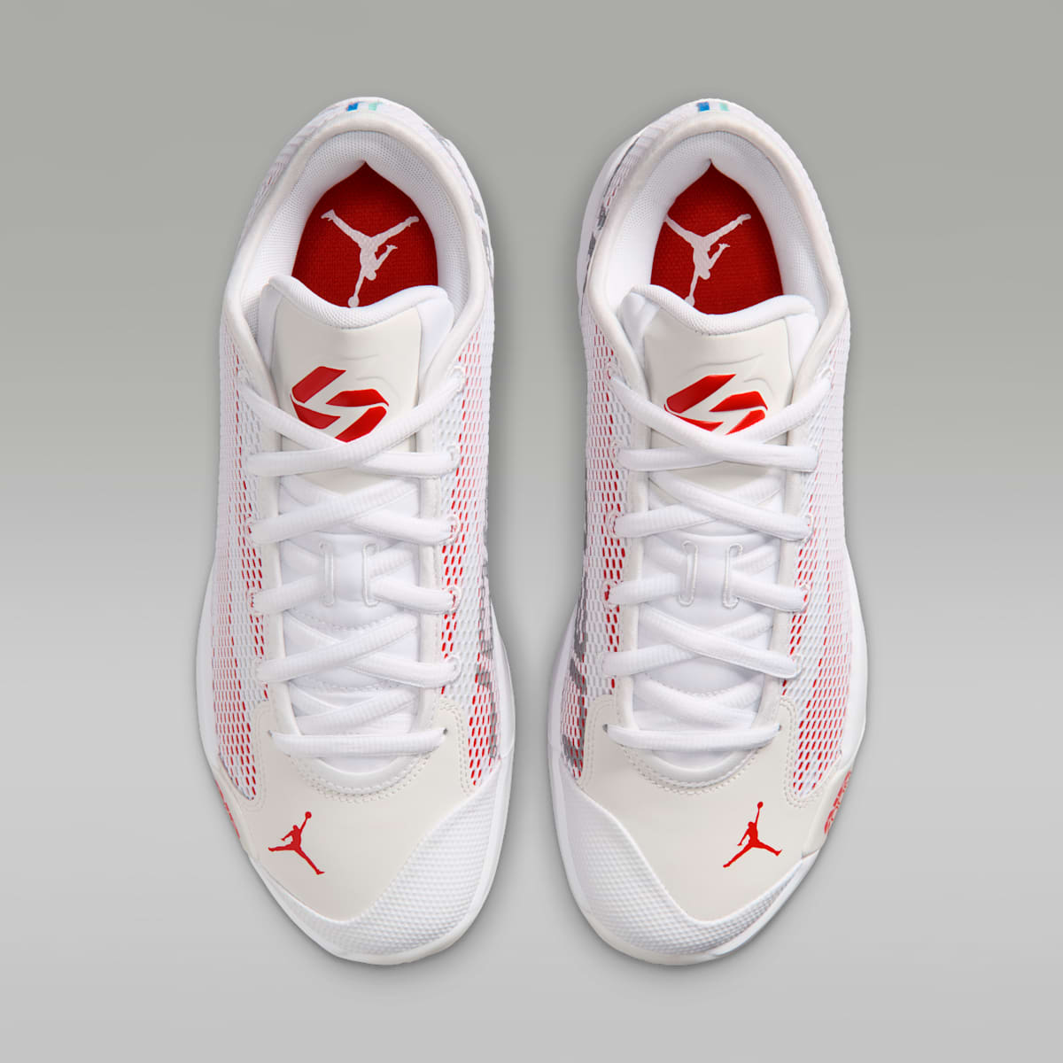 Luka 77 Basketball Shoes - White/Swan/Picante Red - Image 4