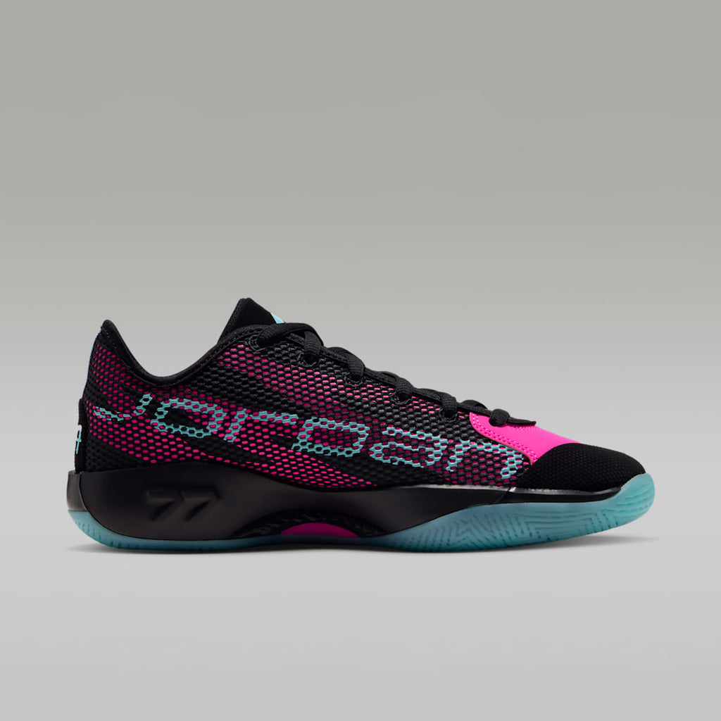 Luka 77 Basketball Shoes - Black/Laser Fuchsia/Bleached Turquoise - Image 3