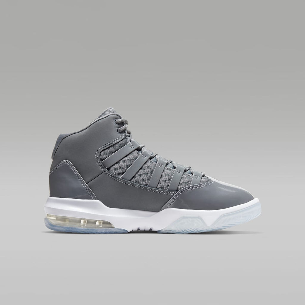 Jordan Max Aura Big Kids' Shoes - Cool Grey/White/Clear/Black