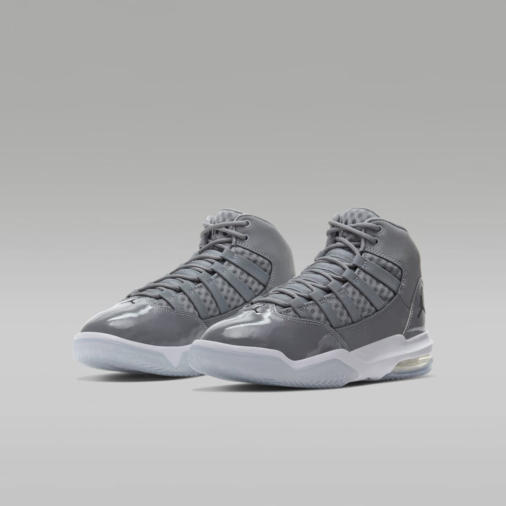 Jordan Max Aura Big Kids' Shoes - Cool Grey/White/Clear/Black
