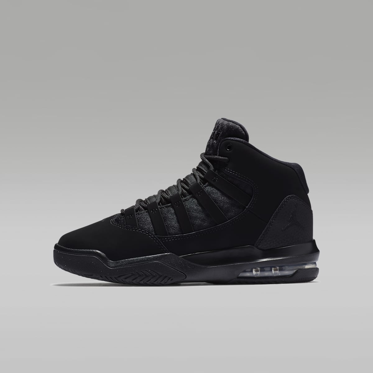 Jordan Max Aura Big Kids' Shoes - Black/Black