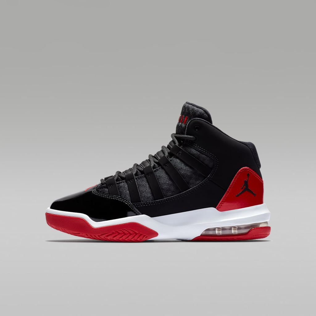 Jordan Max Aura Big Kids' Shoes - Black/Gym Red/White/Black