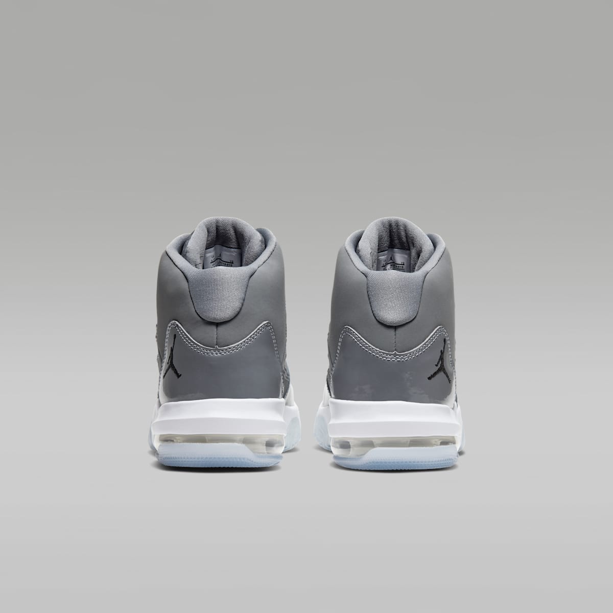 Jordan Max Aura Big Kids' Shoes - Cool Grey/White/Clear/Black