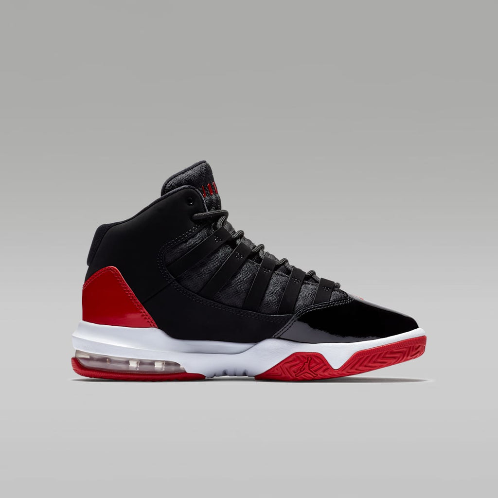 Jordan Max Aura Big Kids' Shoes - Black/Gym Red/White/Black
