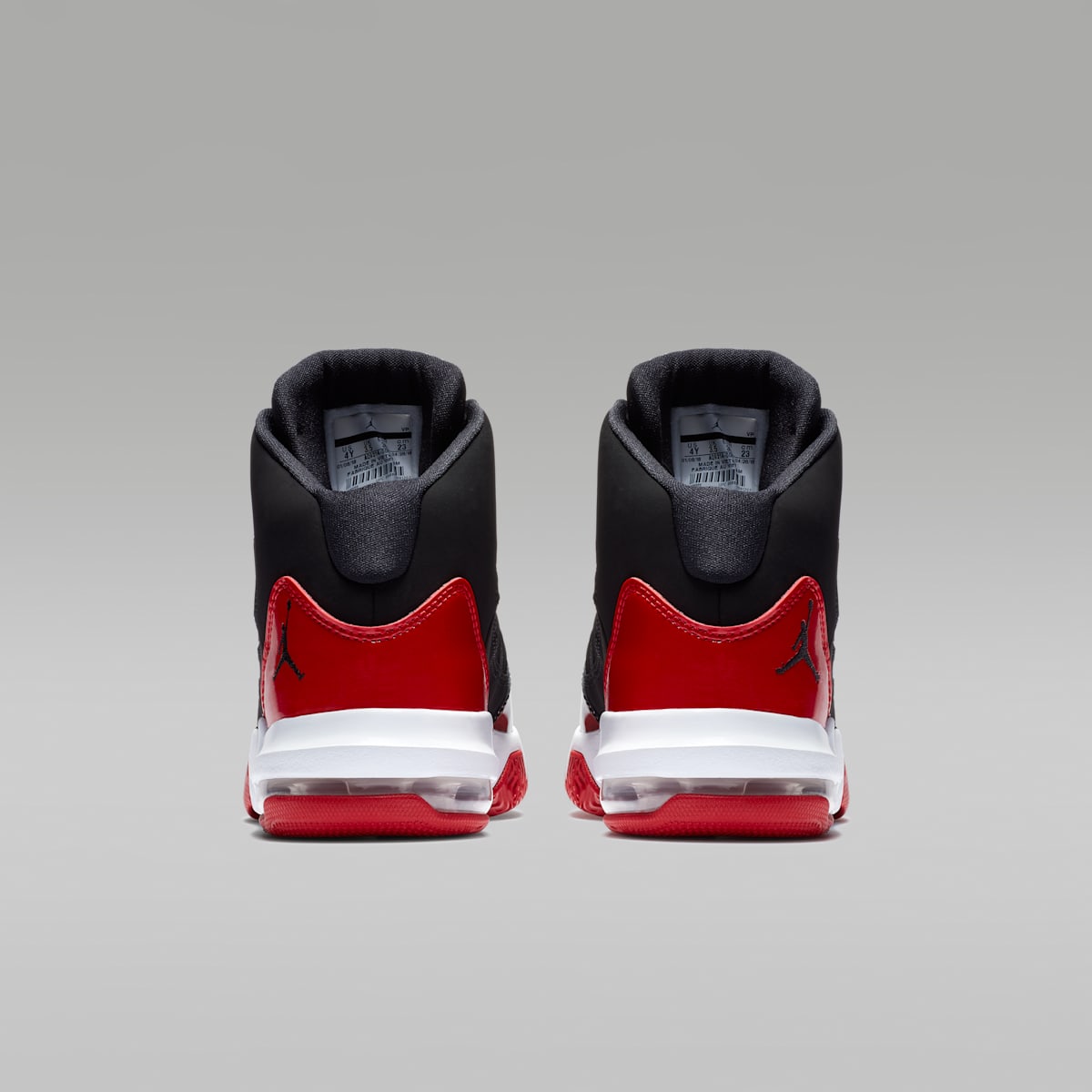 Jordan Max Aura Big Kids' Shoes - Black/Gym Red/White/Black