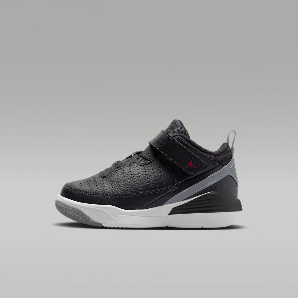 Jordan Max Aura 5 Little Kids' Shoes - Black/White/Cement Grey/University Red