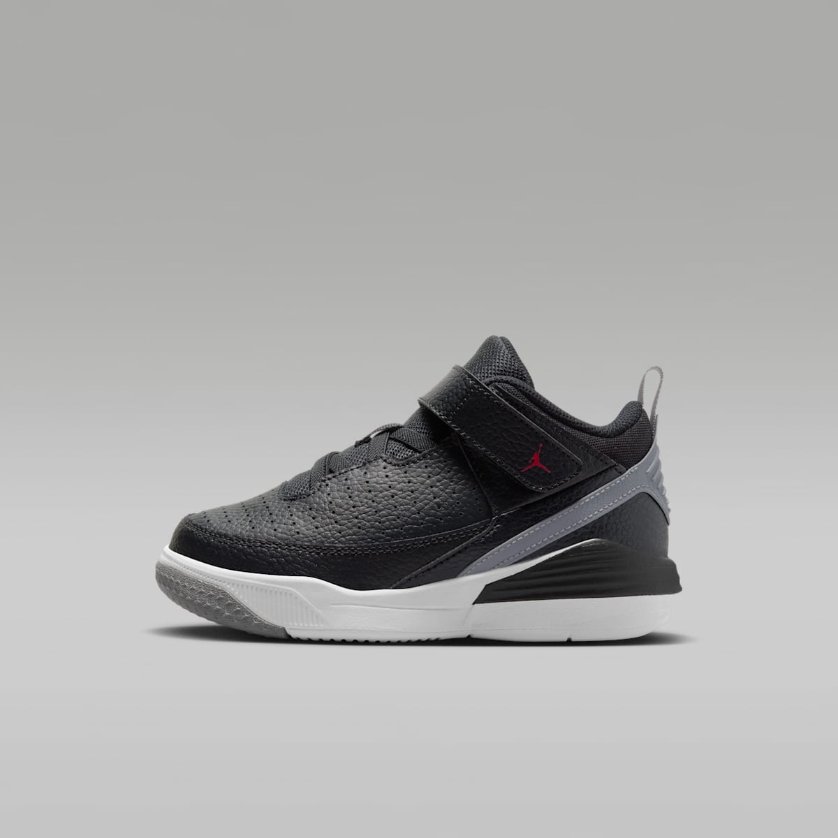 Jordan Max Aura 5 Little Kids' Shoes - Black/White/Cement Grey/University Red