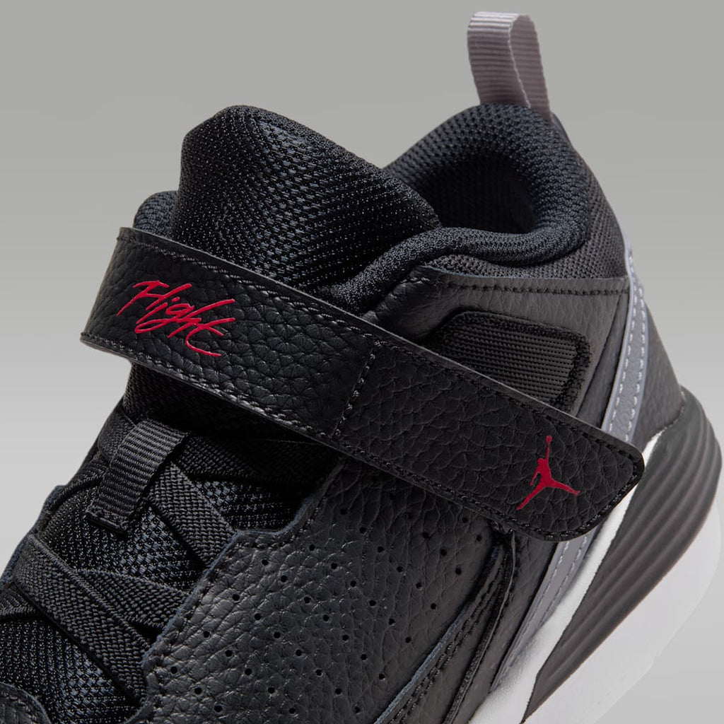 Jordan Max Aura 5 Little Kids' Shoes - Black/White/Cement Grey/University Red