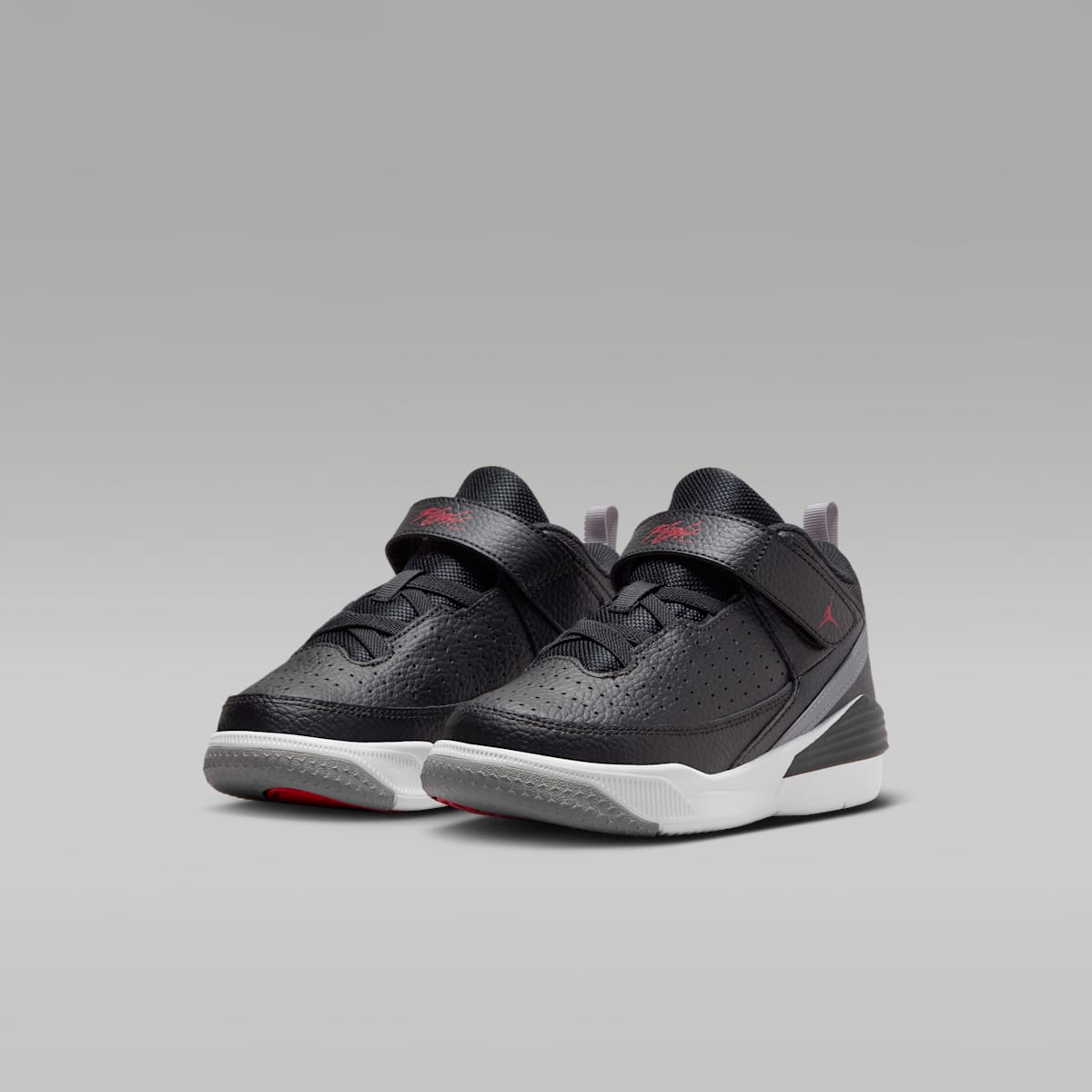 Jordan Max Aura 5 Little Kids' Shoes - Black/White/Cement Grey/University Red