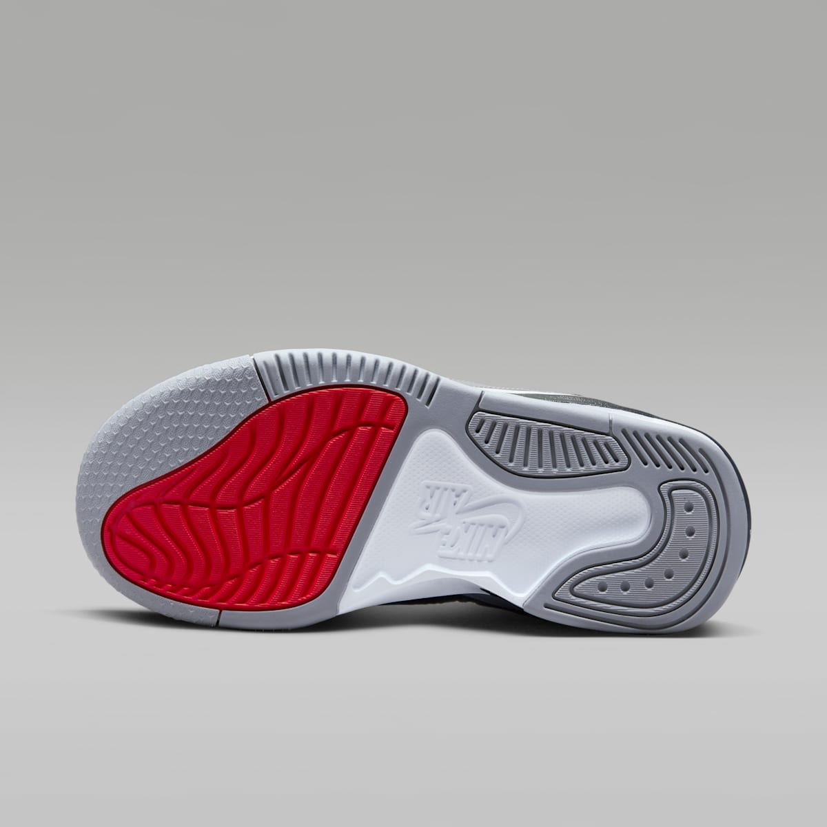 Jordan Max Aura 5 Men's Shoes - Black/White/Cement Grey/University Red - Image 2
