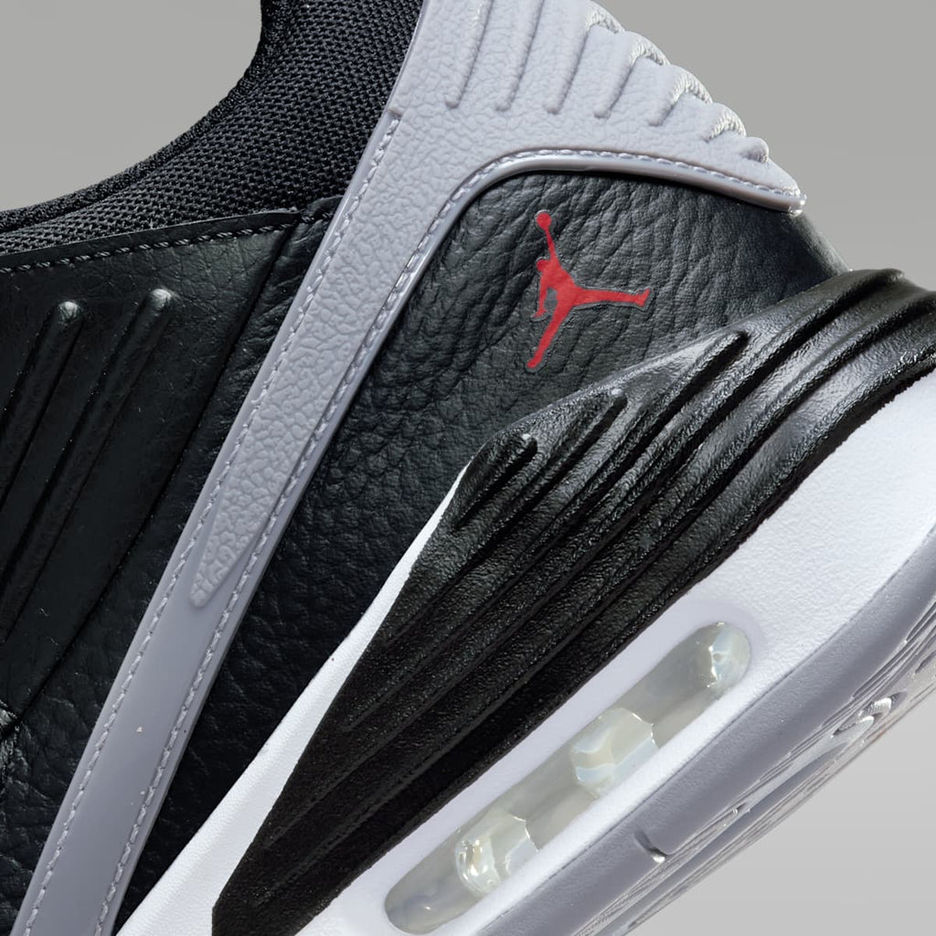 Jordan Max Aura 5 Men's Shoes - Black/White/Cement Grey/University Red - Image 8