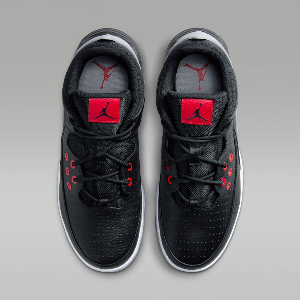 Jordan Max Aura 5 Men's Shoes - Black/White/Cement Grey/University Red - Image 4