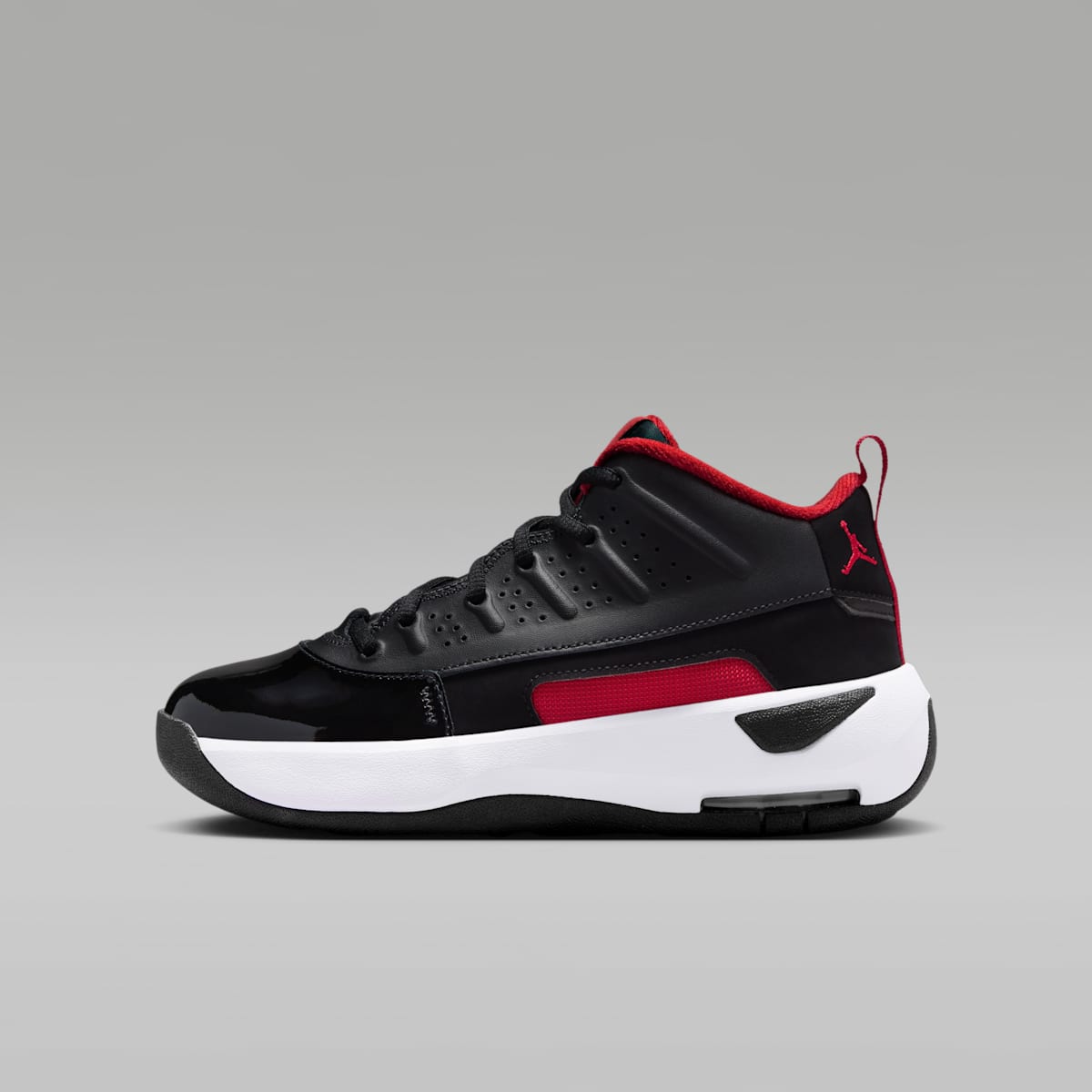 Jordan Max Aura 7 Big Kids' Shoes - Black/White/Varsity Red
