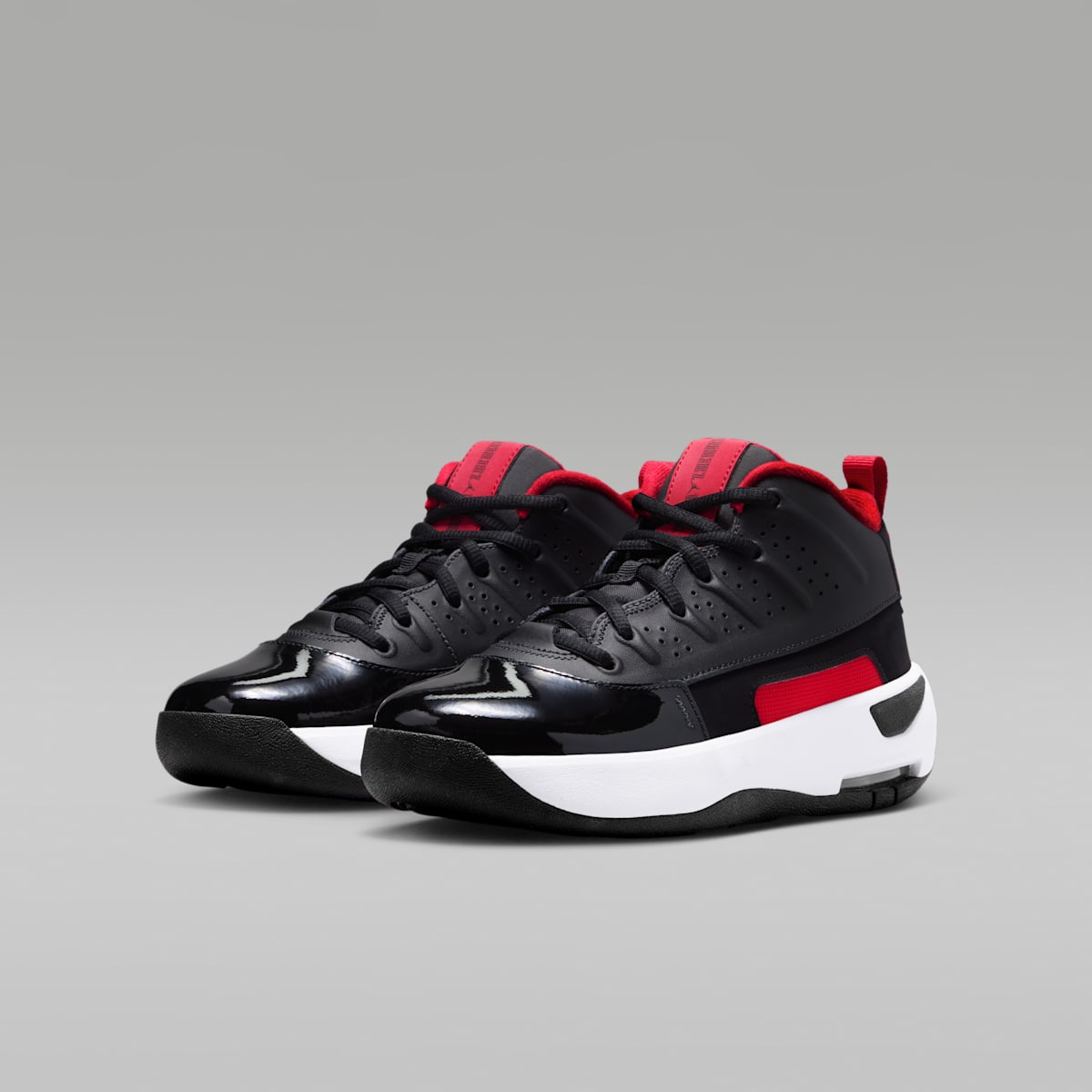 Jordan Max Aura 7 Big Kids' Shoes - Black/White/Varsity Red