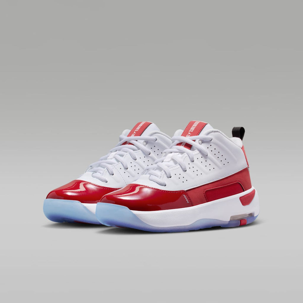 Jordan Max Aura 7 Big Kids' Shoes - White/Gym Red/Black/White