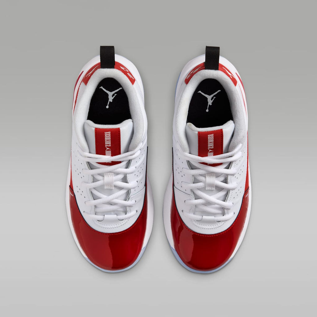 Jordan Max Aura 7 Big Kids' Shoes - White/Gym Red/Black/White