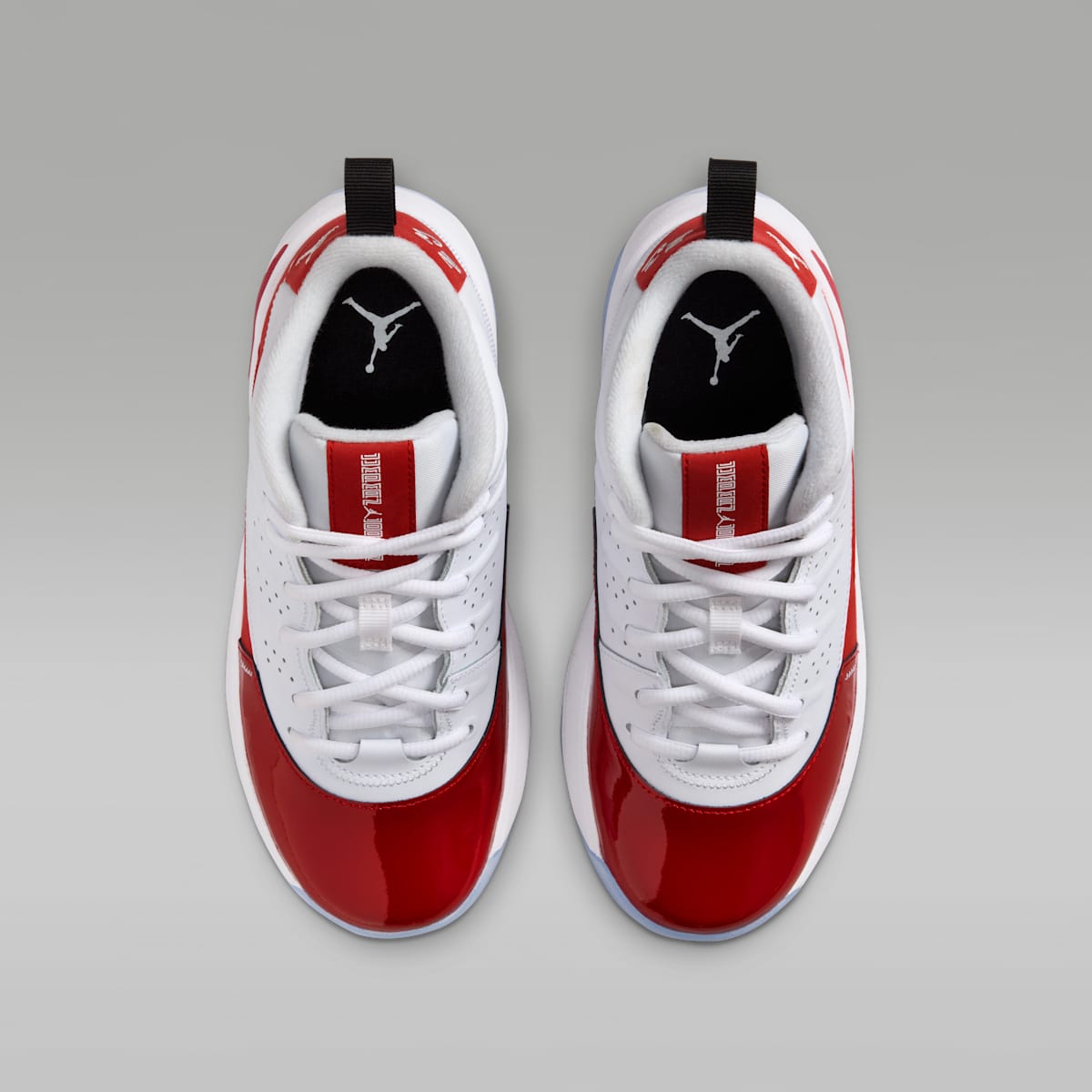 Jordan Max Aura 7 Big Kids' Shoes - White/Gym Red/Black/White