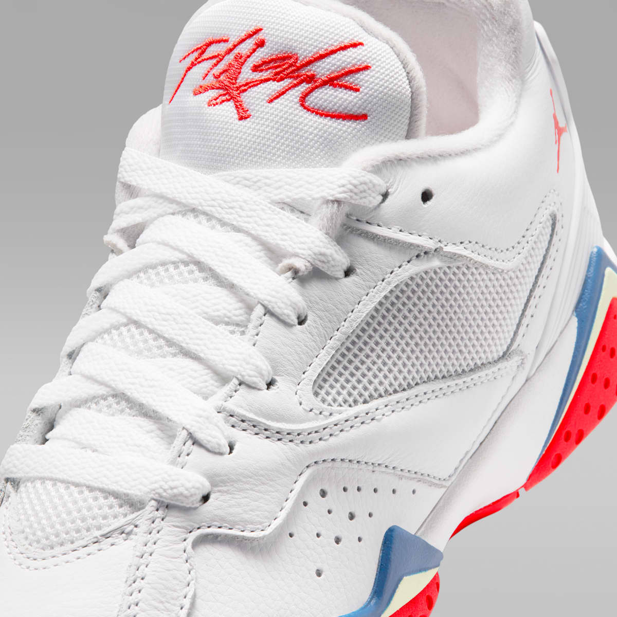 Air Jordan MVP 92 Big Kids' Shoes - White/Vast Grey/Game Royal/Infrared 23 - Image 7
