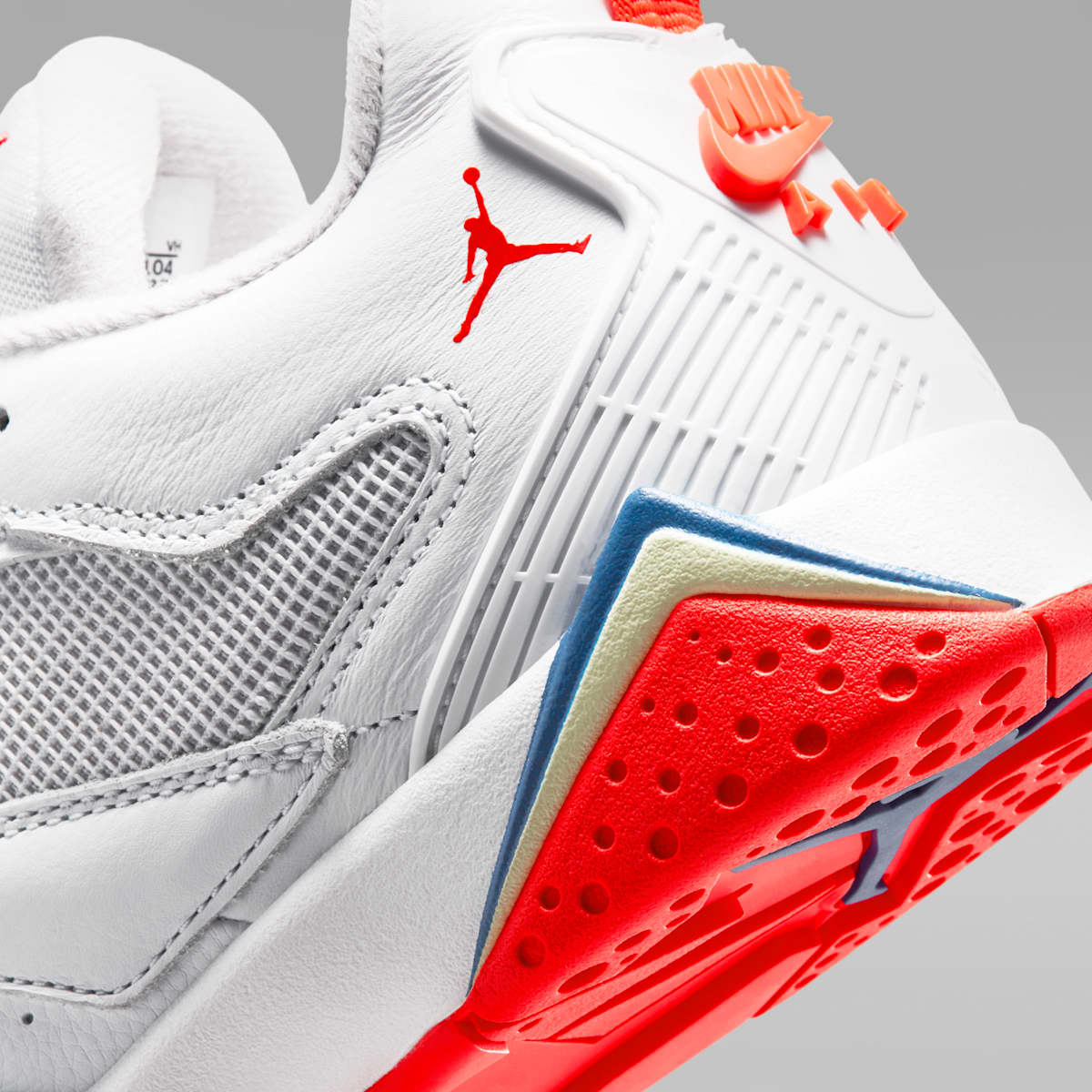 Air Jordan MVP 92 Big Kids' Shoes - White/Vast Grey/Game Royal/Infrared 23 - Image 8