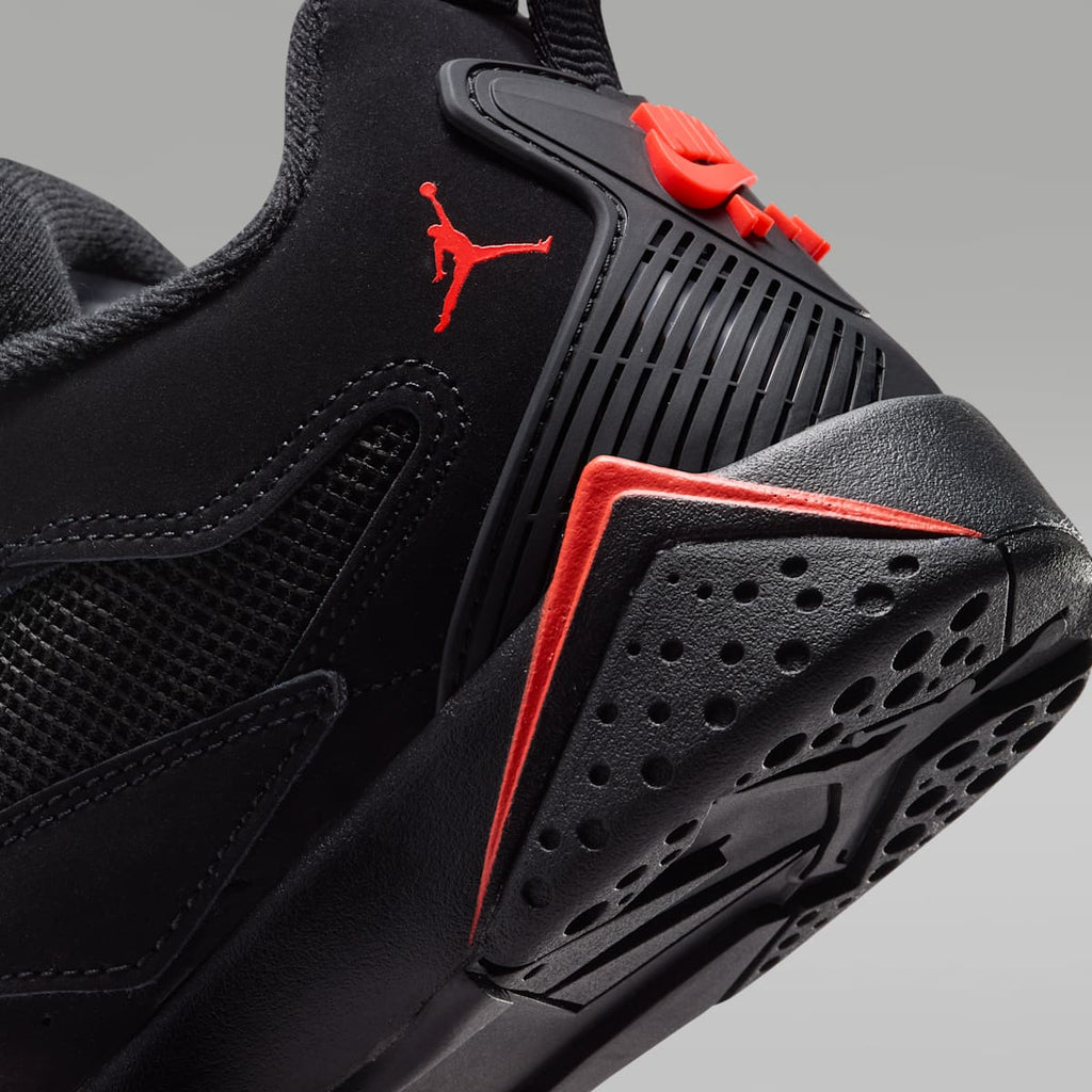 Air Jordan MVP 92 Big Kids' Shoes - Black/Infrared 23 - Image 8