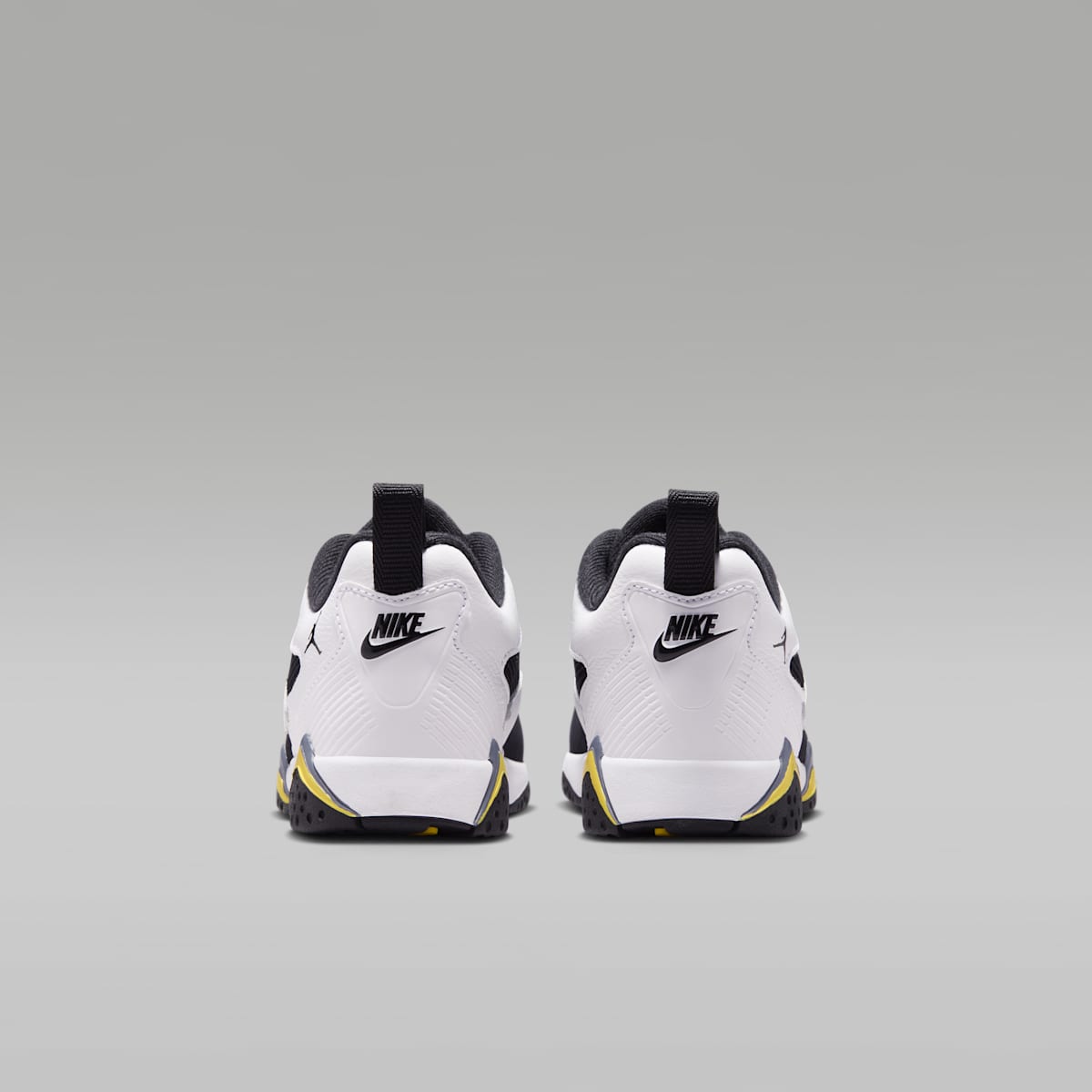 Jordan MVP 92 Little Kids' Shoes - White/Black/Dark Blue Grey/Tour Yellow - Image 6