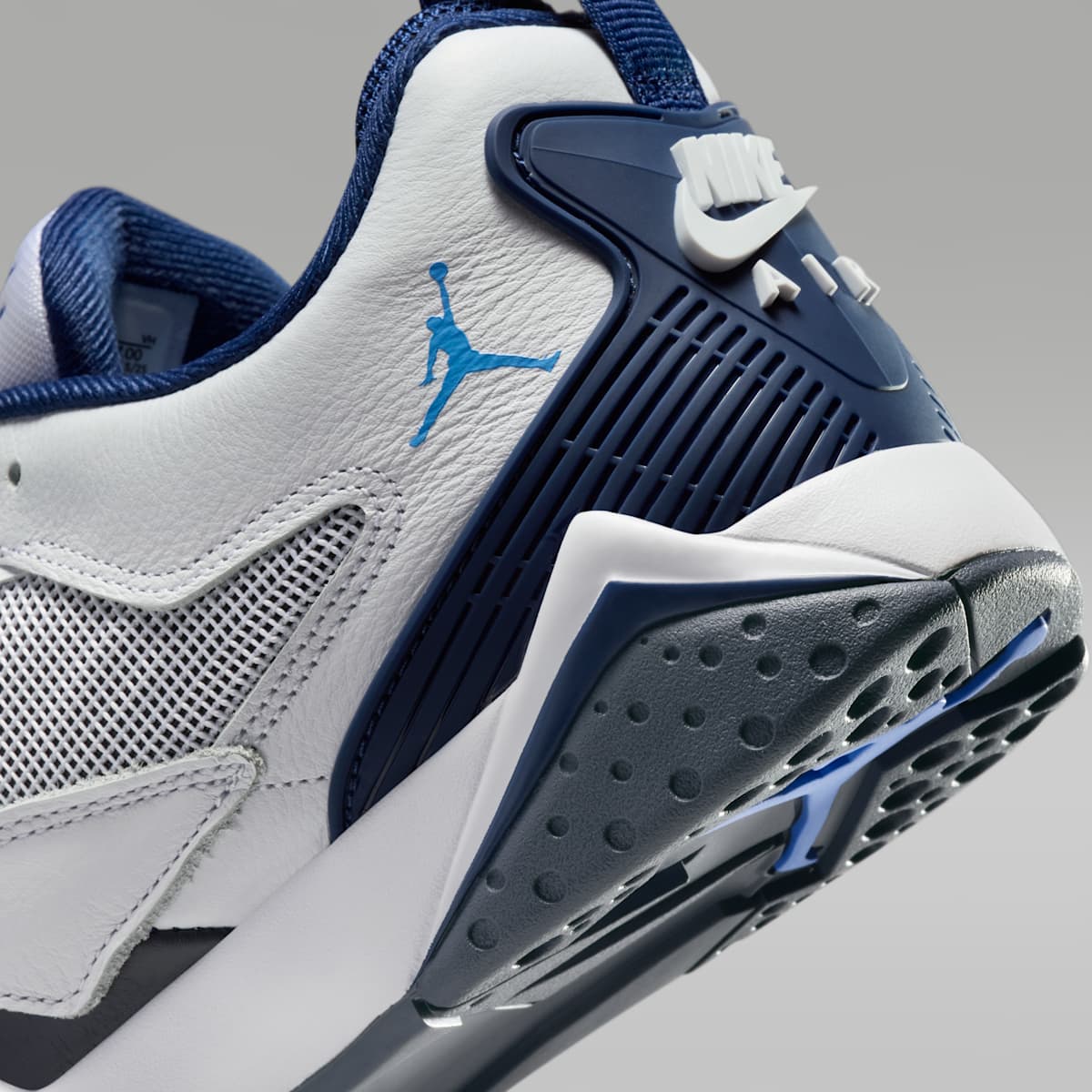 Air Jordan MVP 92 Men's Shoes - White/Navy/University Blue/Flint Grey - Image 8