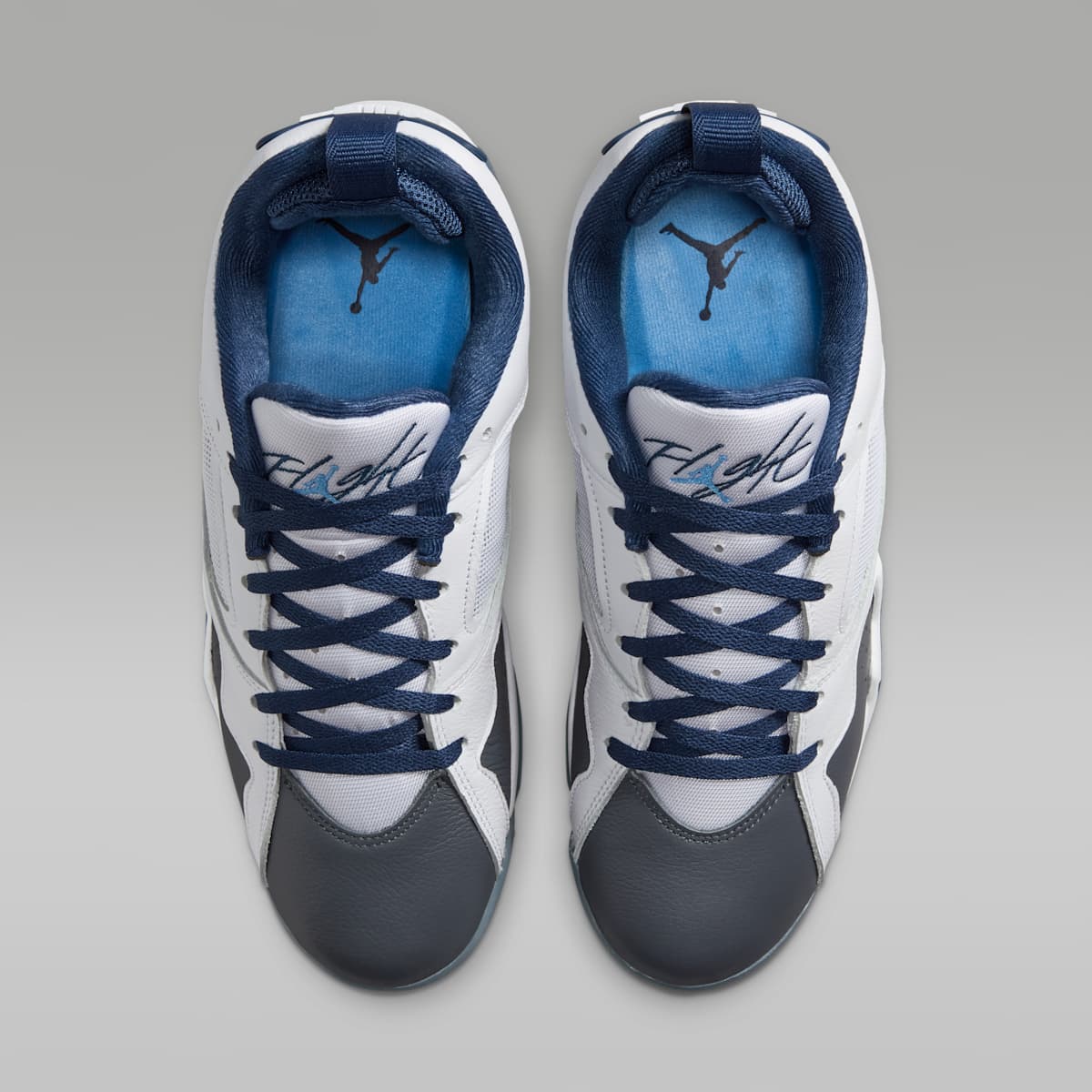 Air Jordan MVP 92 Men's Shoes - White/Navy/University Blue/Flint Grey - Image 4
