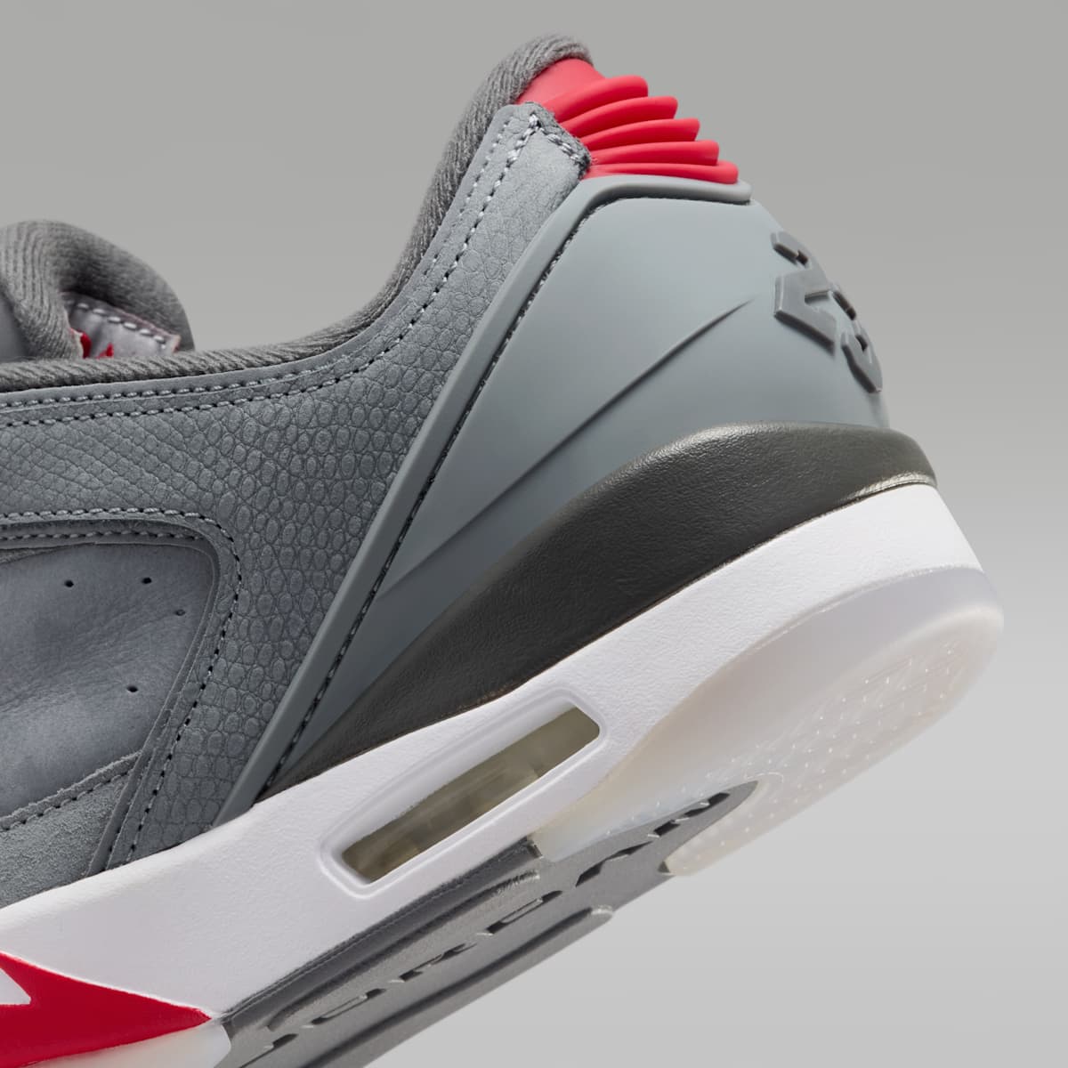 Jordan Sixty Plus Low Men's Shoes - Cool Grey/White/University Red/Dark Grey - Image 8