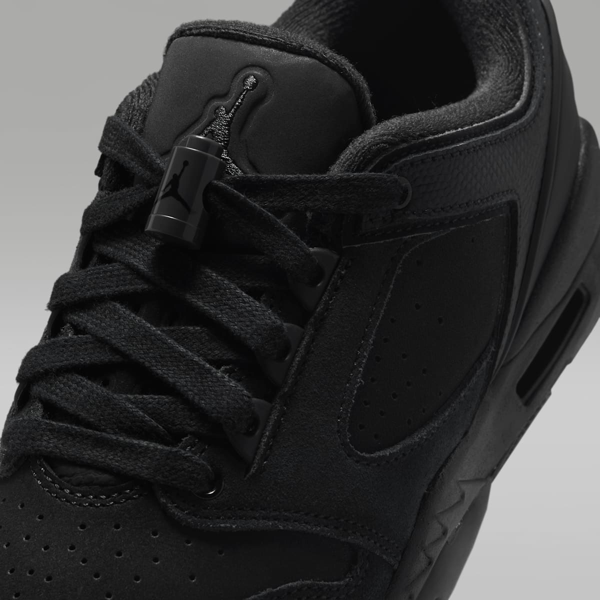 Air Jordan Sixty Plus Low Big Kids' Shoes - Black/Dark Smoke Grey - Image 7