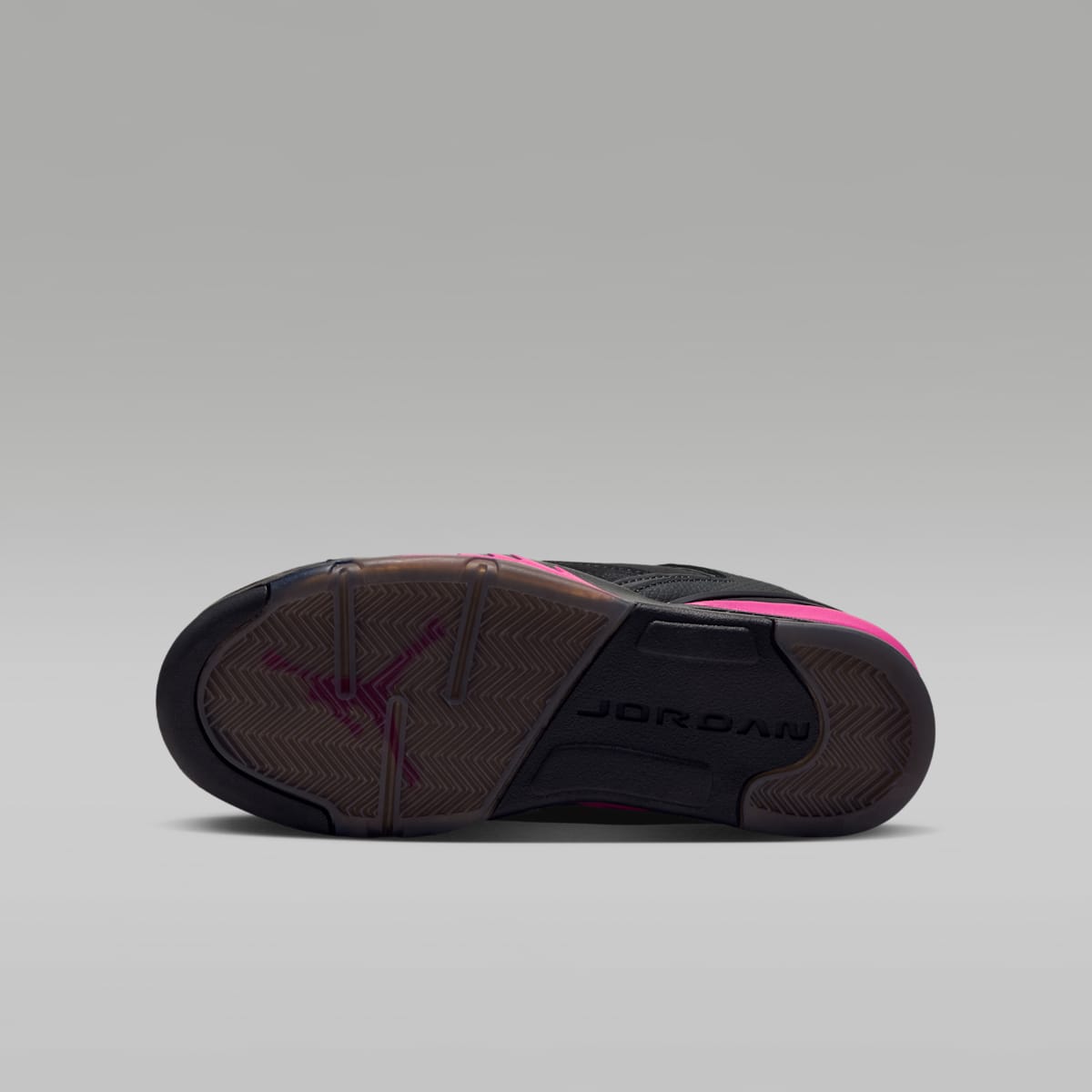 Air Jordan Sixty Plus Low Big Kids' Shoes - Black/Anthracite/Laser Fuchsia - Image 2