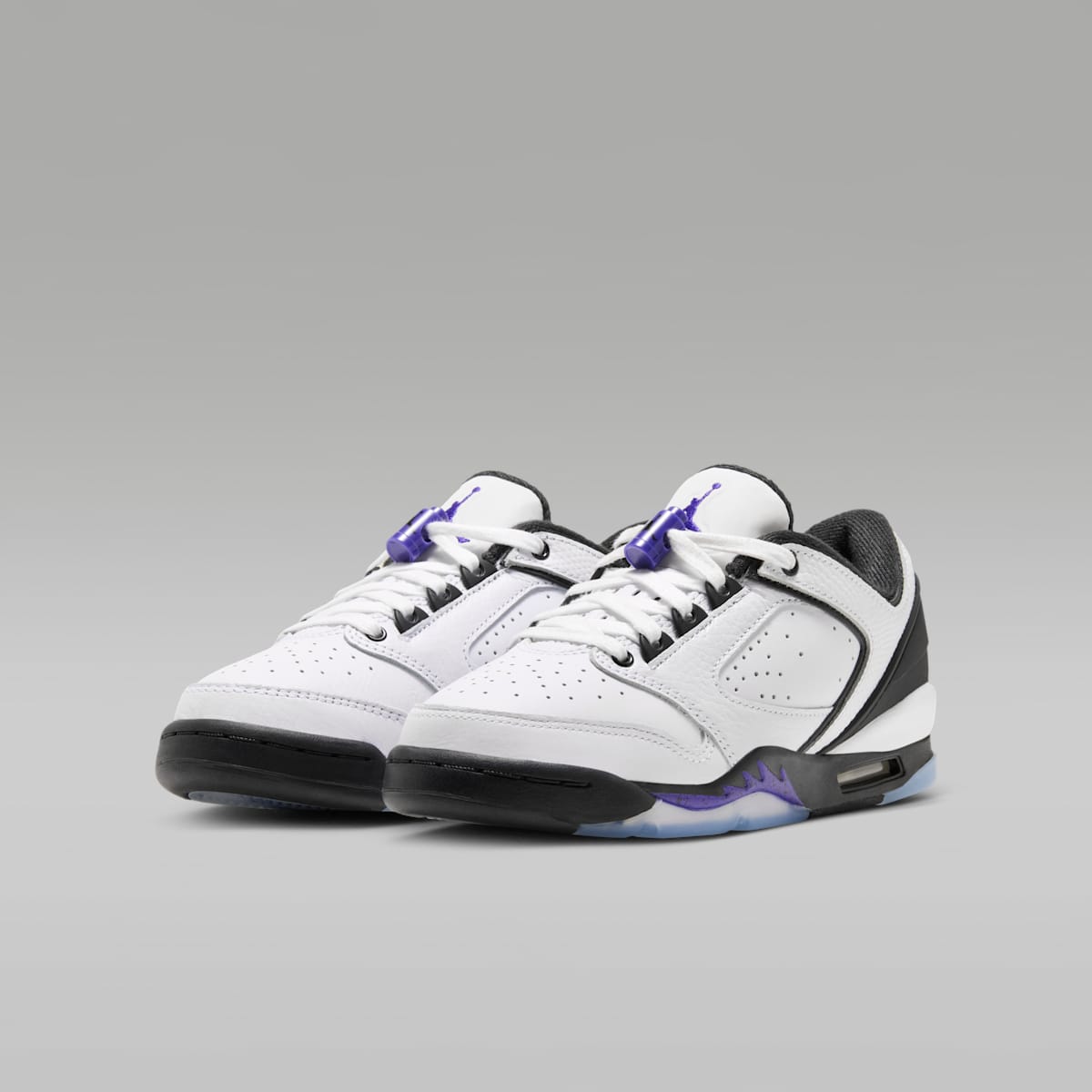 Air Jordan Sixty Plus Low Big Kids' Shoes - White/Black/Dark Concord