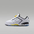 Air Jordan Sixty Plus Low Big Kids' Shoes - White/Tour Yellow/Black - Image 1