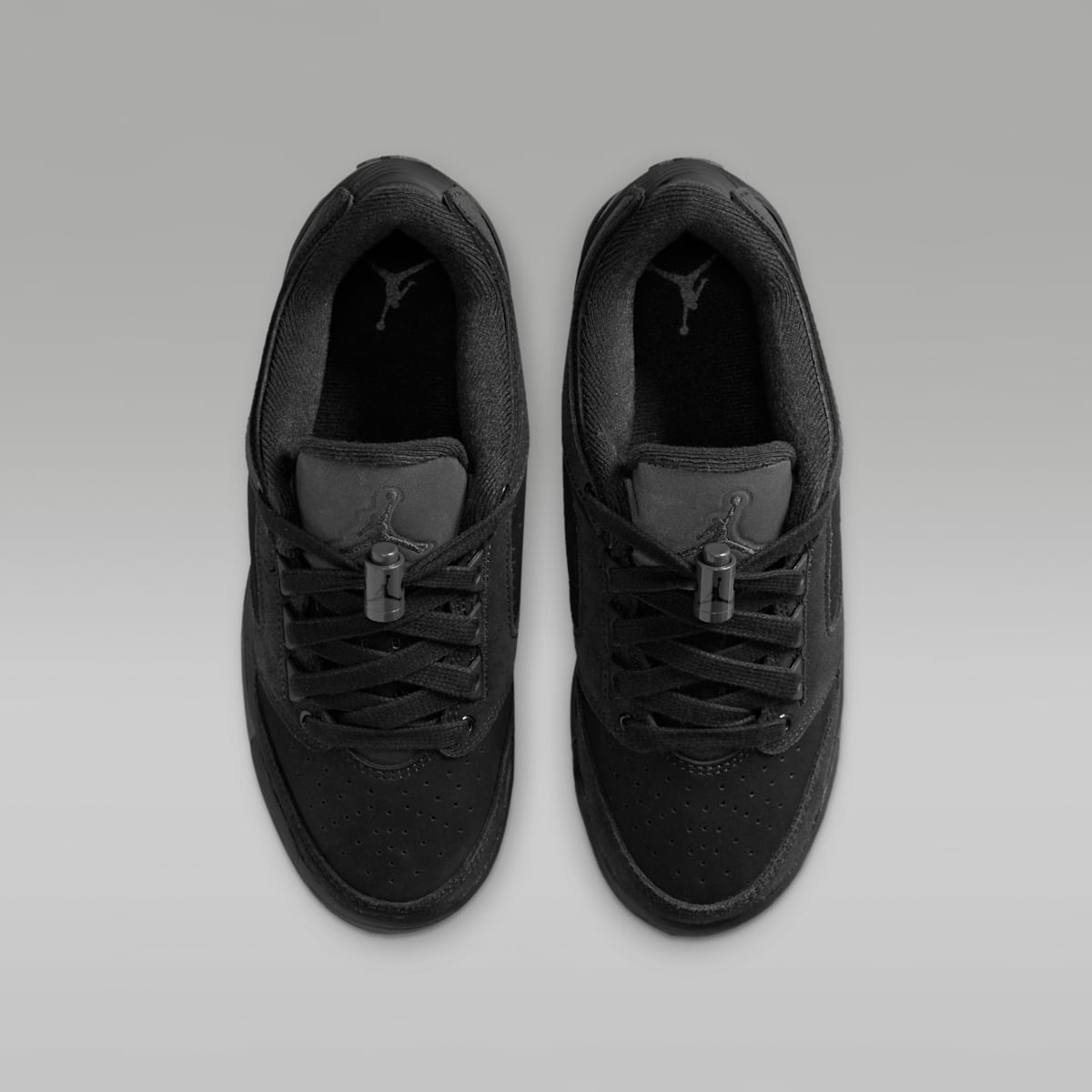 Air Jordan Sixty Plus Low Big Kids' Shoes - Black/Dark Smoke Grey - Image 4