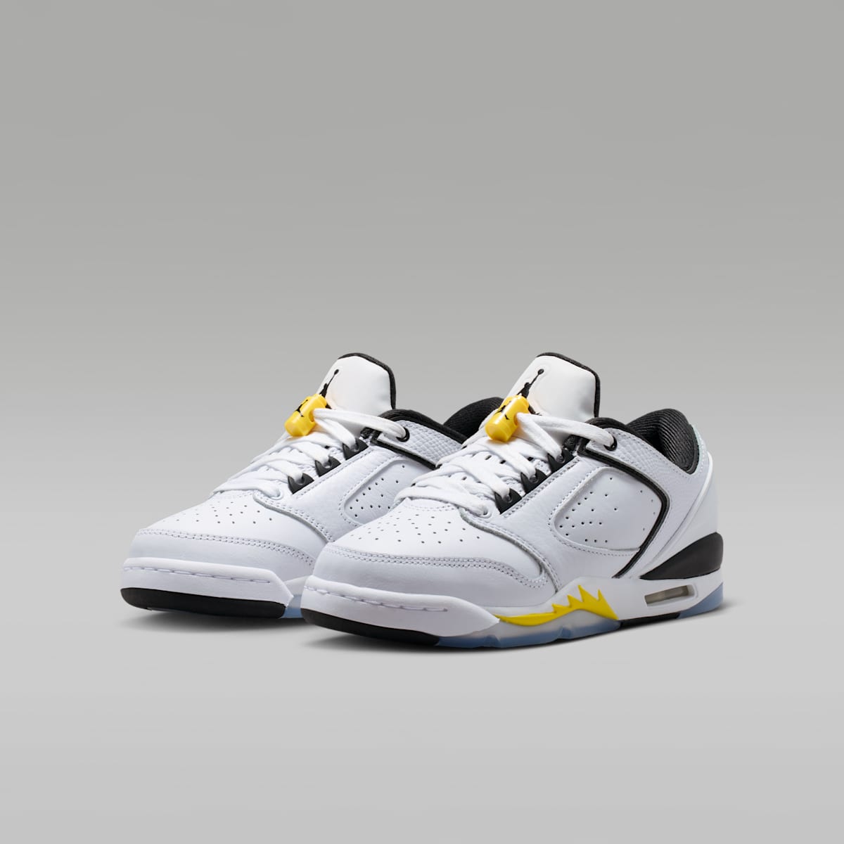 Air Jordan Sixty Plus Low Big Kids' Shoes - White/Tour Yellow/Black