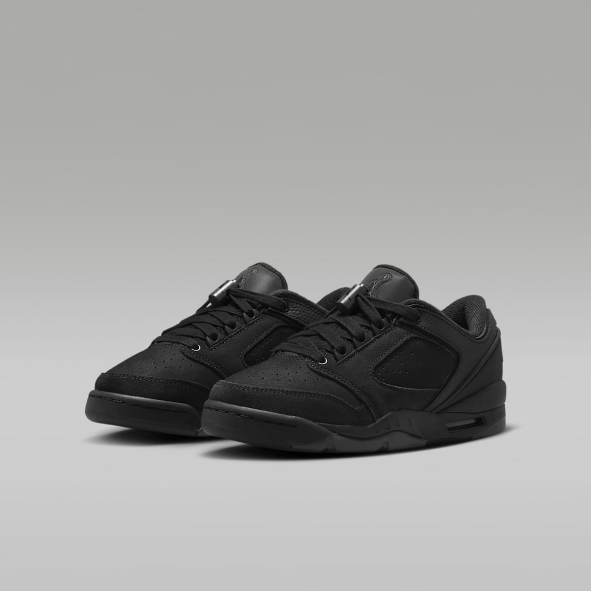 Air Jordan Sixty Plus Low Big Kids' Shoes - Black/Dark Smoke Grey - Image 5