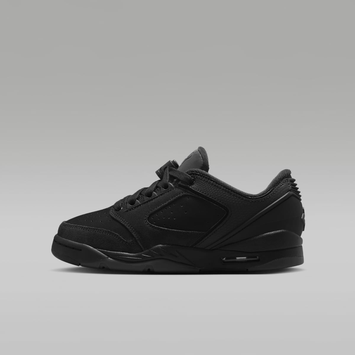 Air Jordan Sixty Plus Low Big Kids' Shoes - Black/Dark Smoke Grey - Image 1